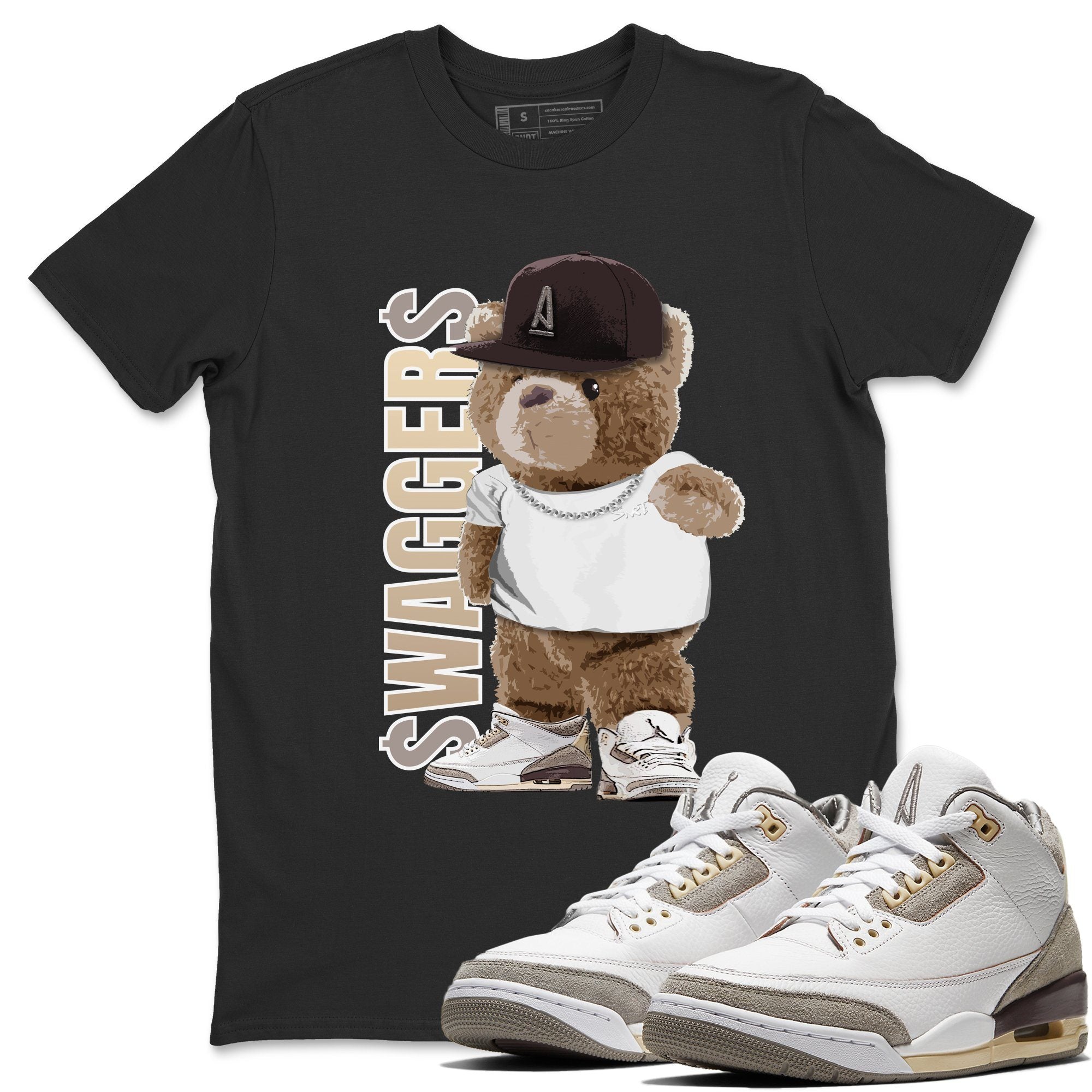 Bear Swaggers Unisex Tops - Air Jordan 3 A Ma Maniere