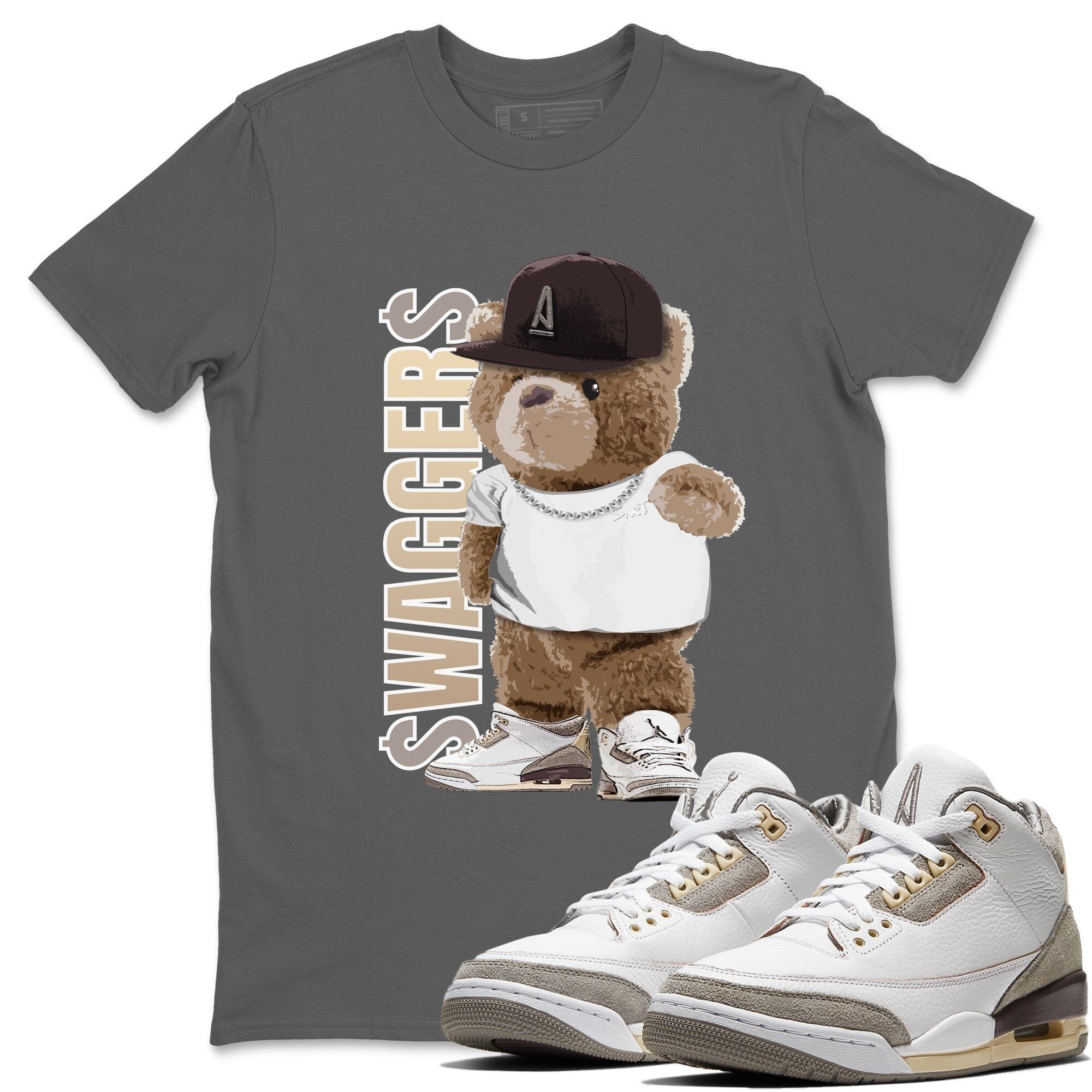 Bear Swaggers Unisex Tops - Air Jordan 3 A Ma Maniere
