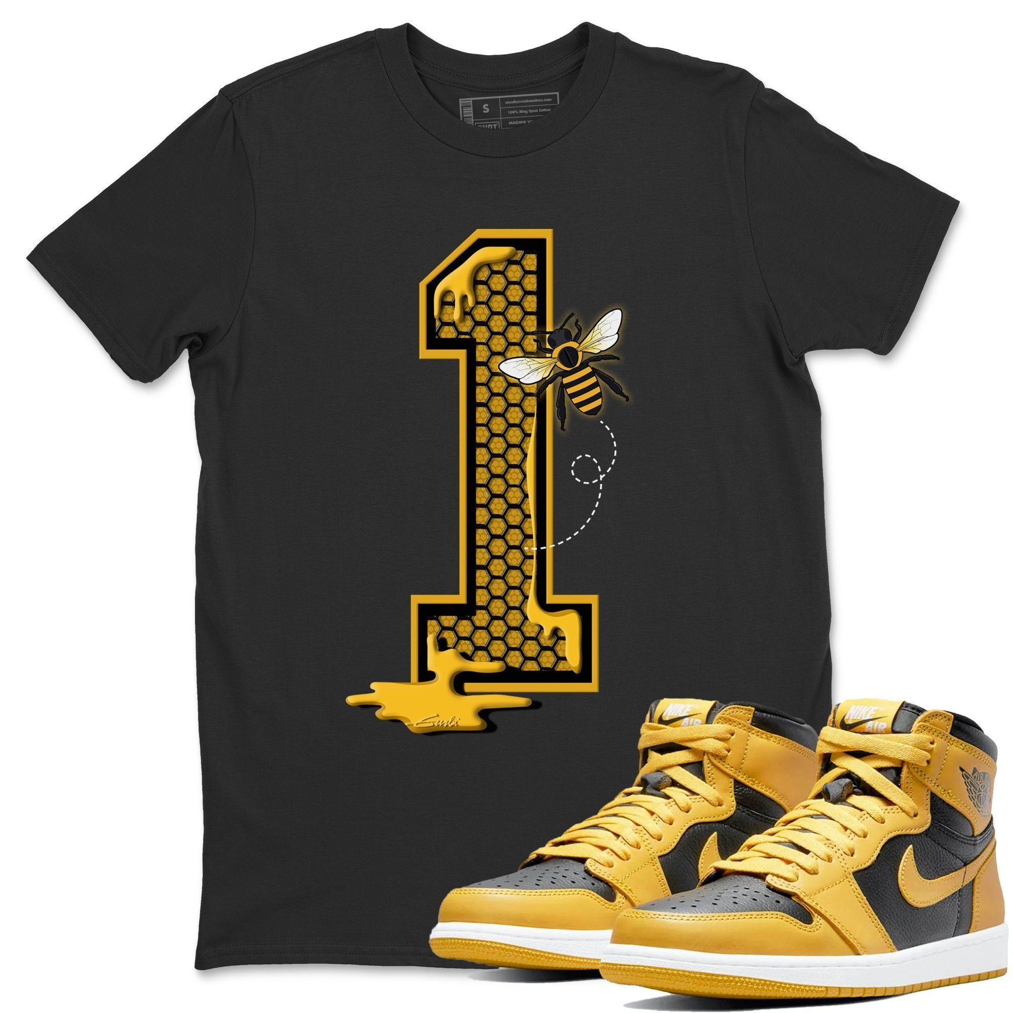 Bees Number 1 Unisex Tops - Air Jordan 1 Pollen
