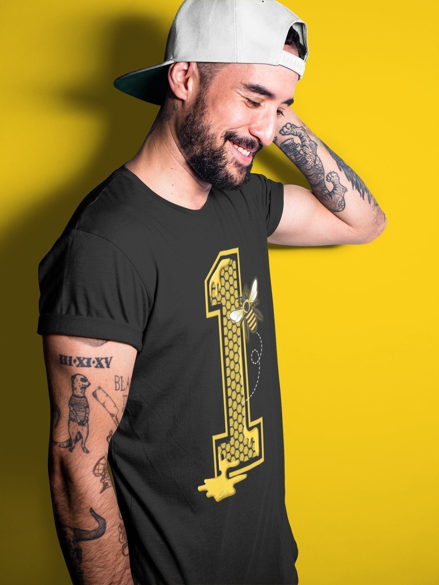 Bees Number 1 Unisex Tops - Air Jordan 1 Pollen