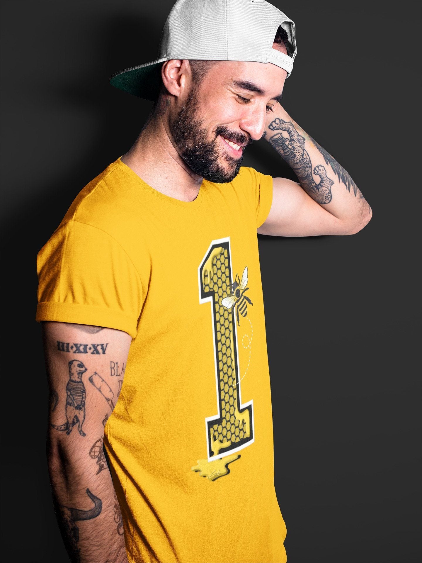 Bees Number 1 Unisex Tops - Air Jordan 1 Pollen