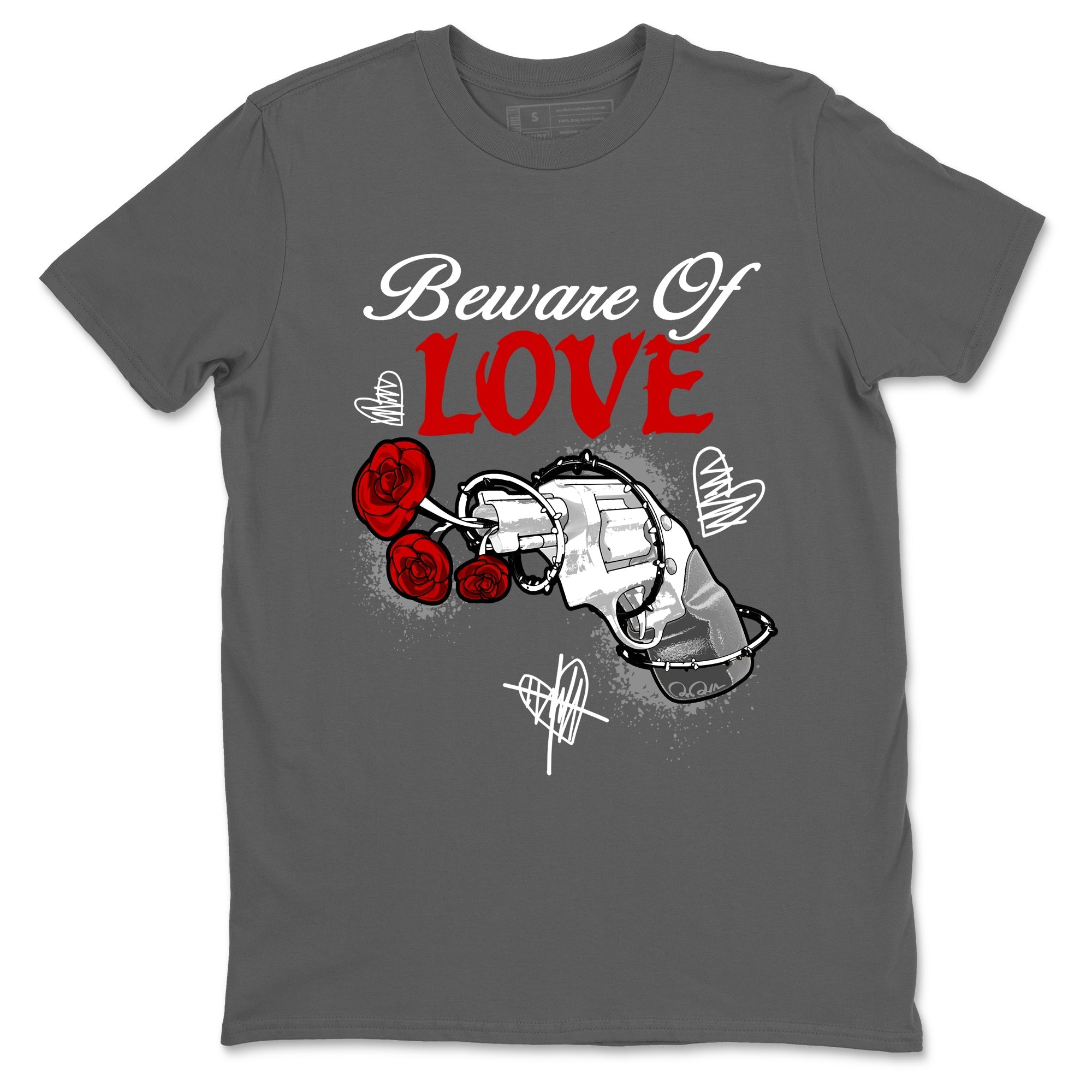 Beware Of Love snkmatch Tees - Air Jordan 4 White Cement