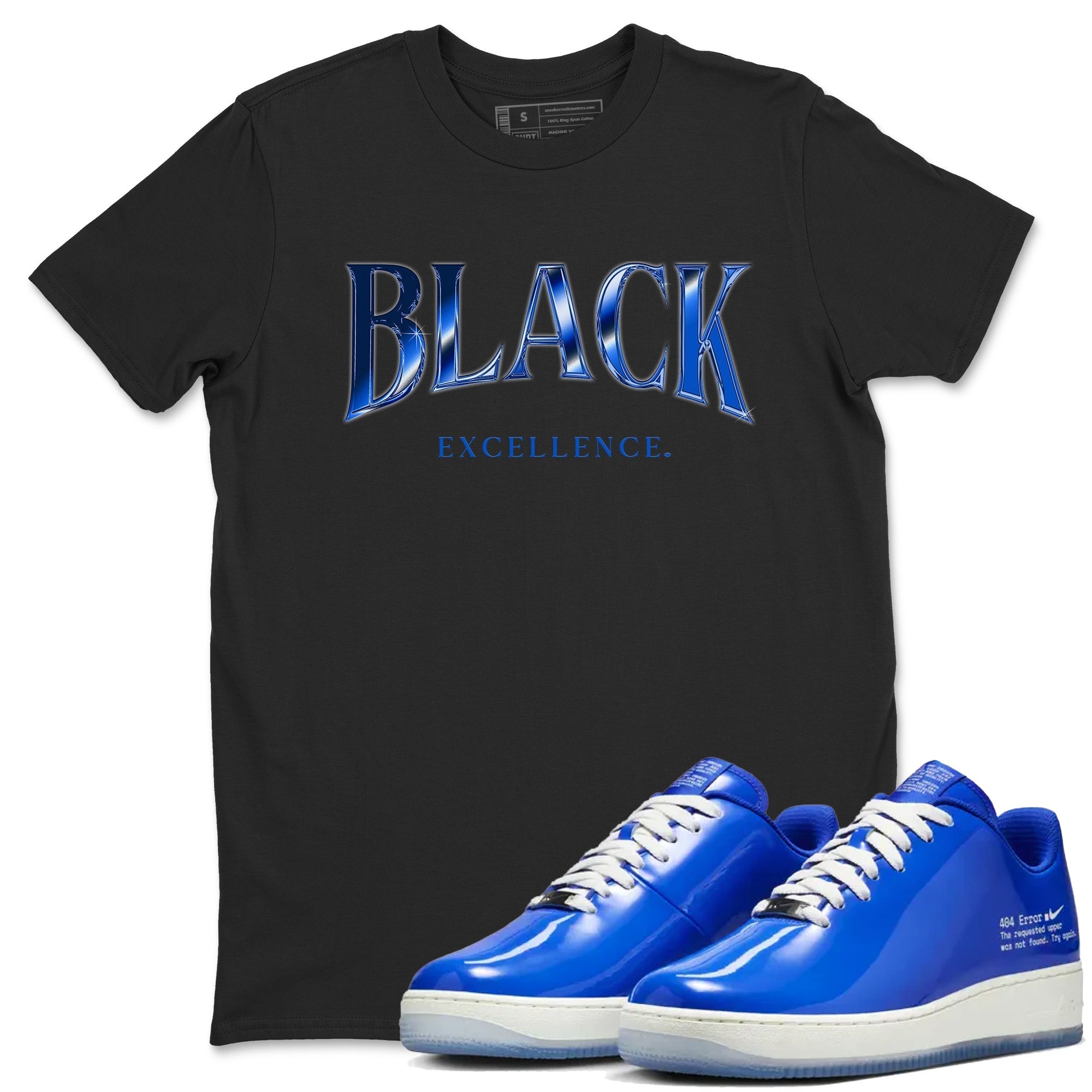 Black Excellence snkmatch Tees - Air Force 1 404 Error