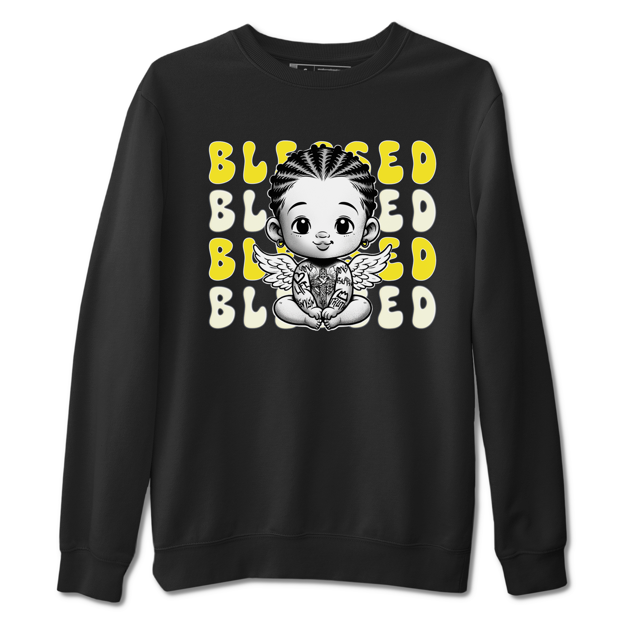 Blessed snkmatch Tees - Air Jordan 4 Vivid Sulfur