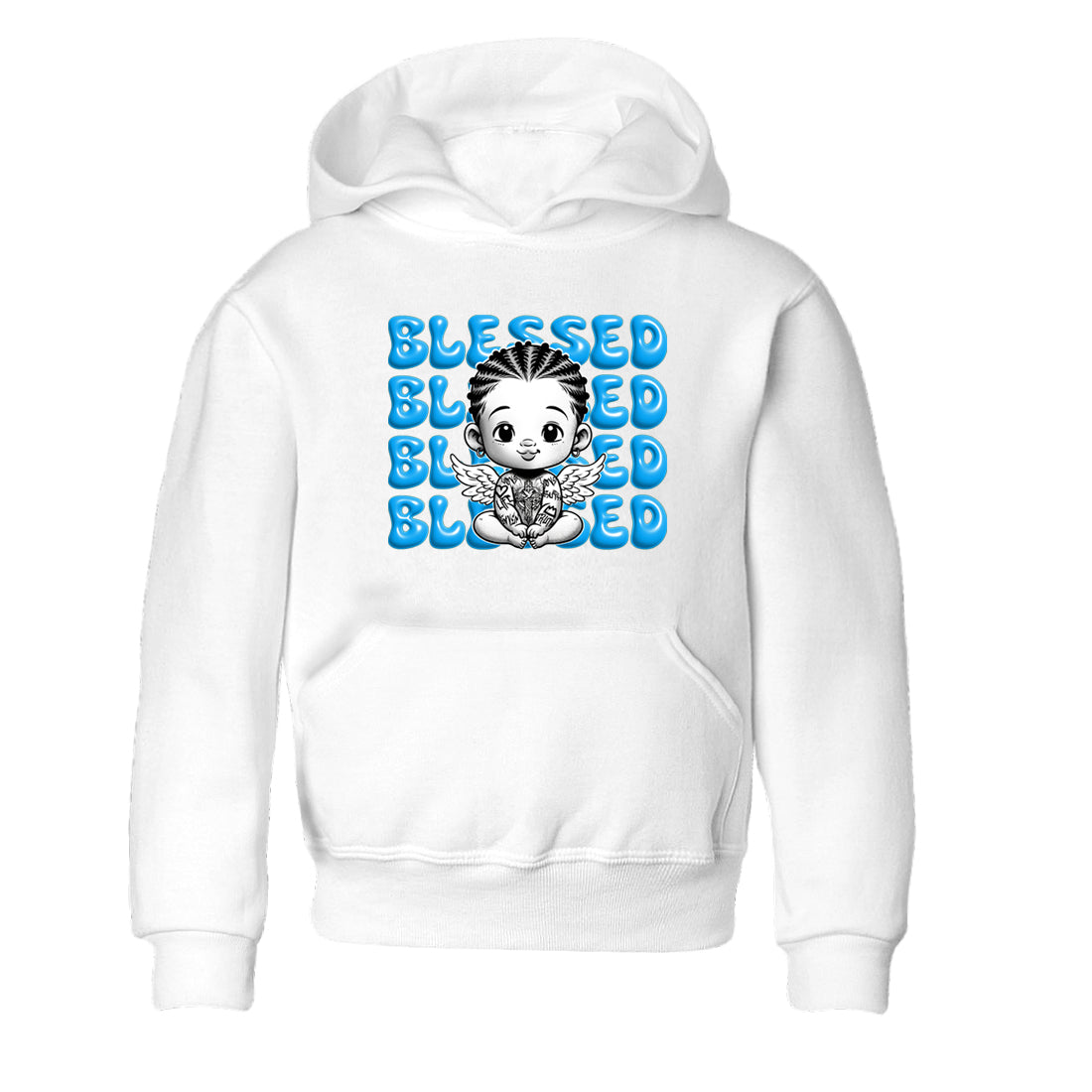 Blessed Baby snkmatch Tees Kids - Air Jordan 1 UNC Reimagined