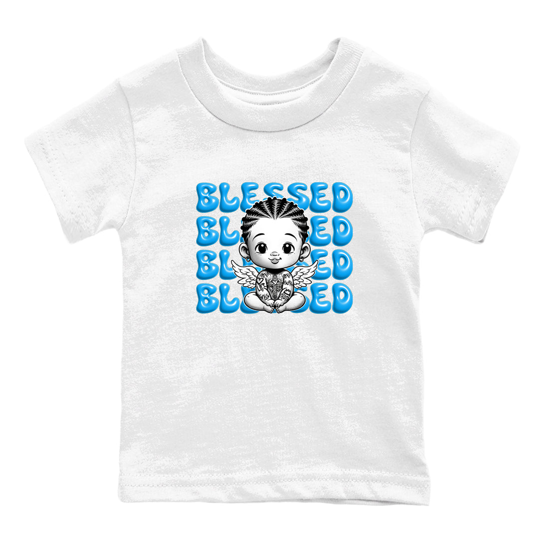 Blessed Baby snkmatch Tees Kids - Air Jordan 1 UNC Reimagined