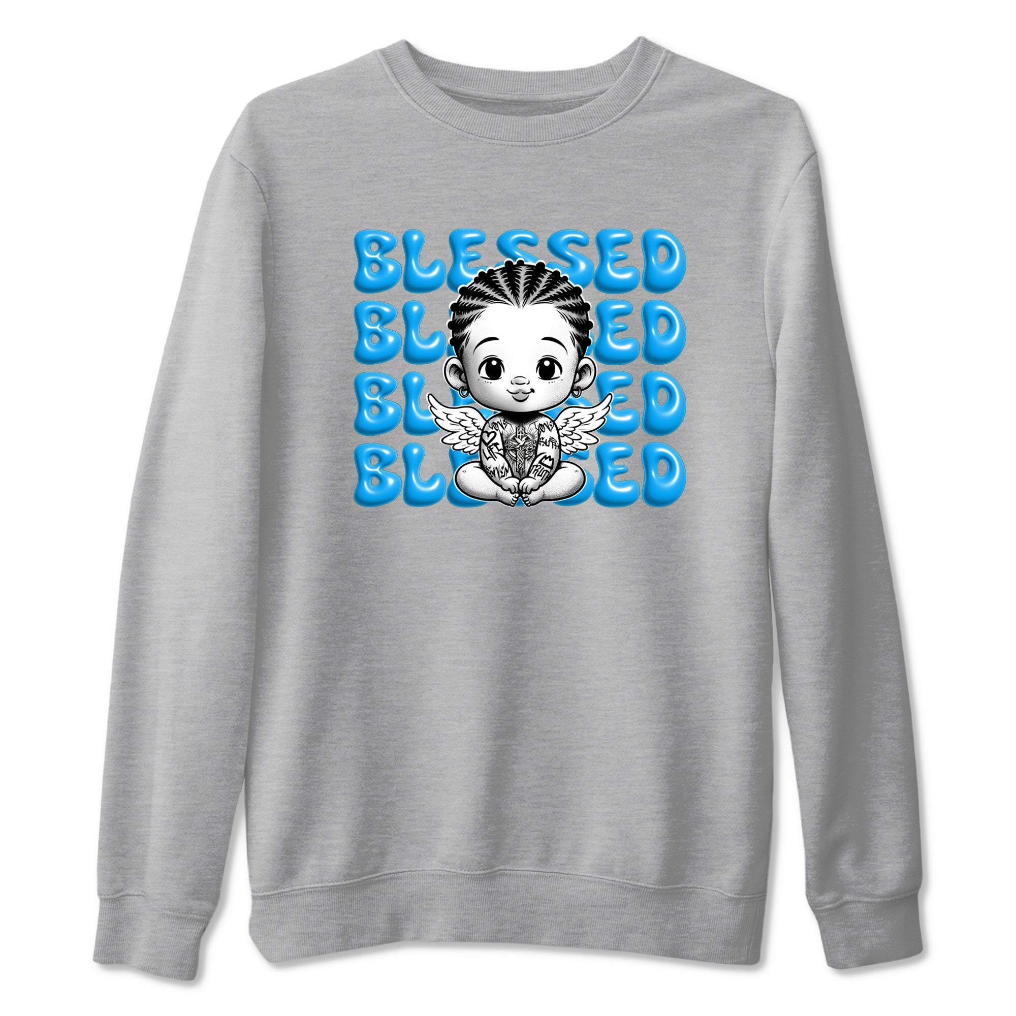 Blessed Baby snkmatch Tees - Air Jordan 1 UNC Reimagined