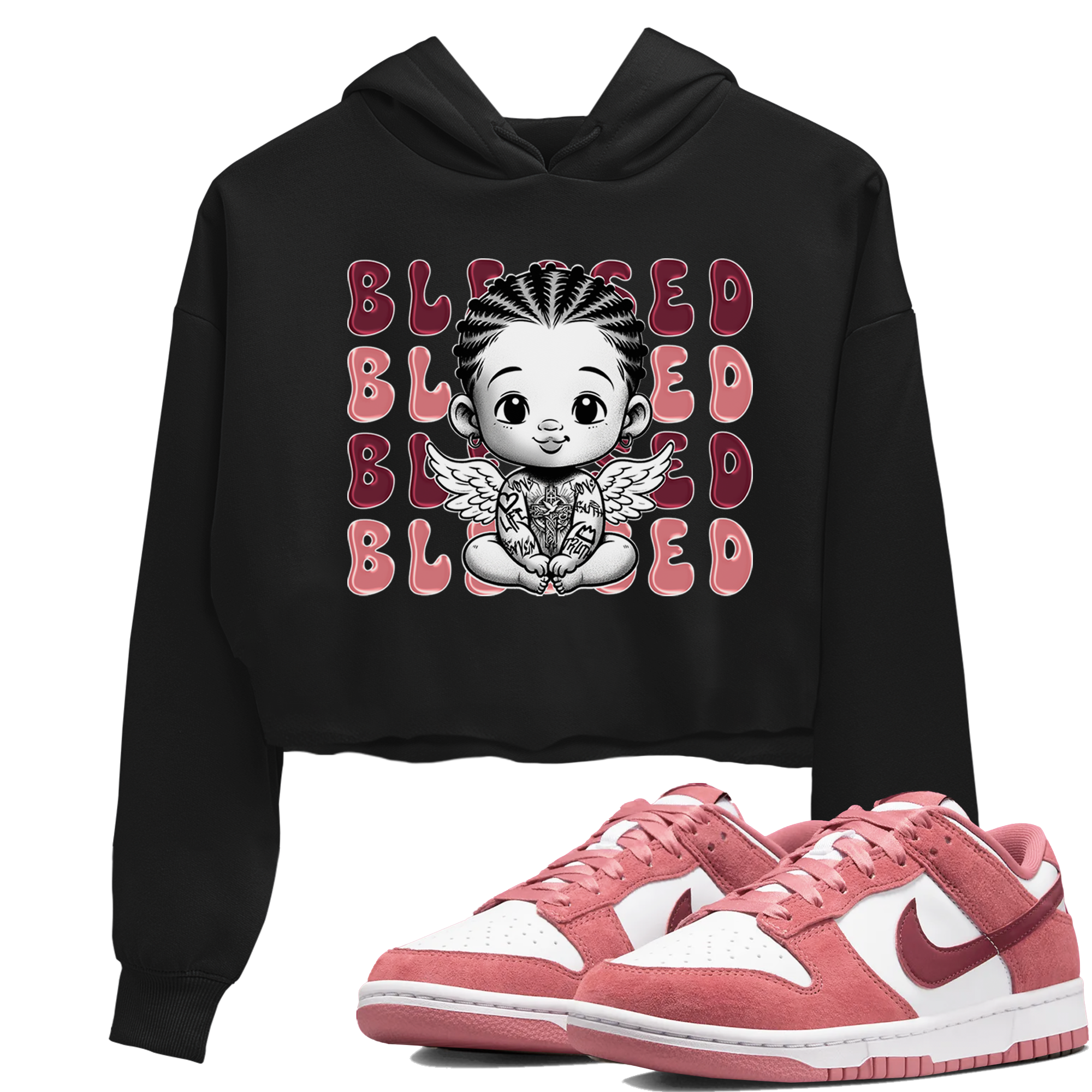 Blessed Baby snkmatch Women's Top - Dunk Valentines Day 2024