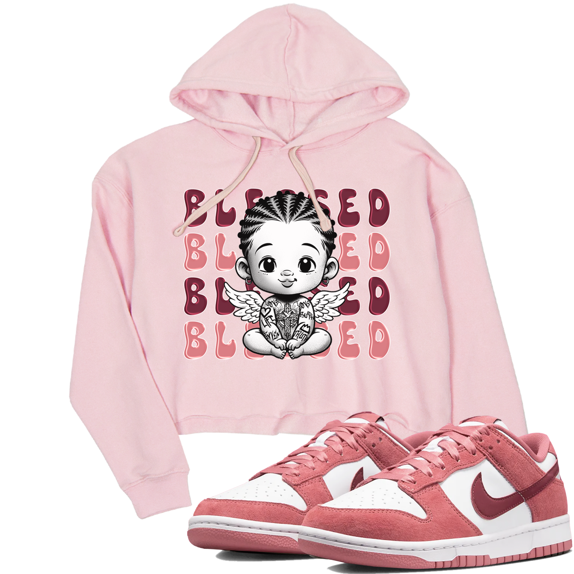 Blessed Baby snkmatch Women's Top - Dunk Valentines Day 2024