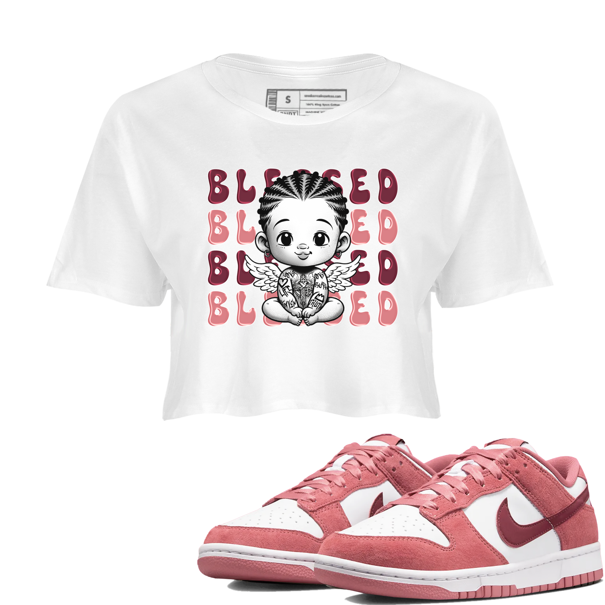 Blessed Baby snkmatch Women's Top - Dunk Valentines Day 2024