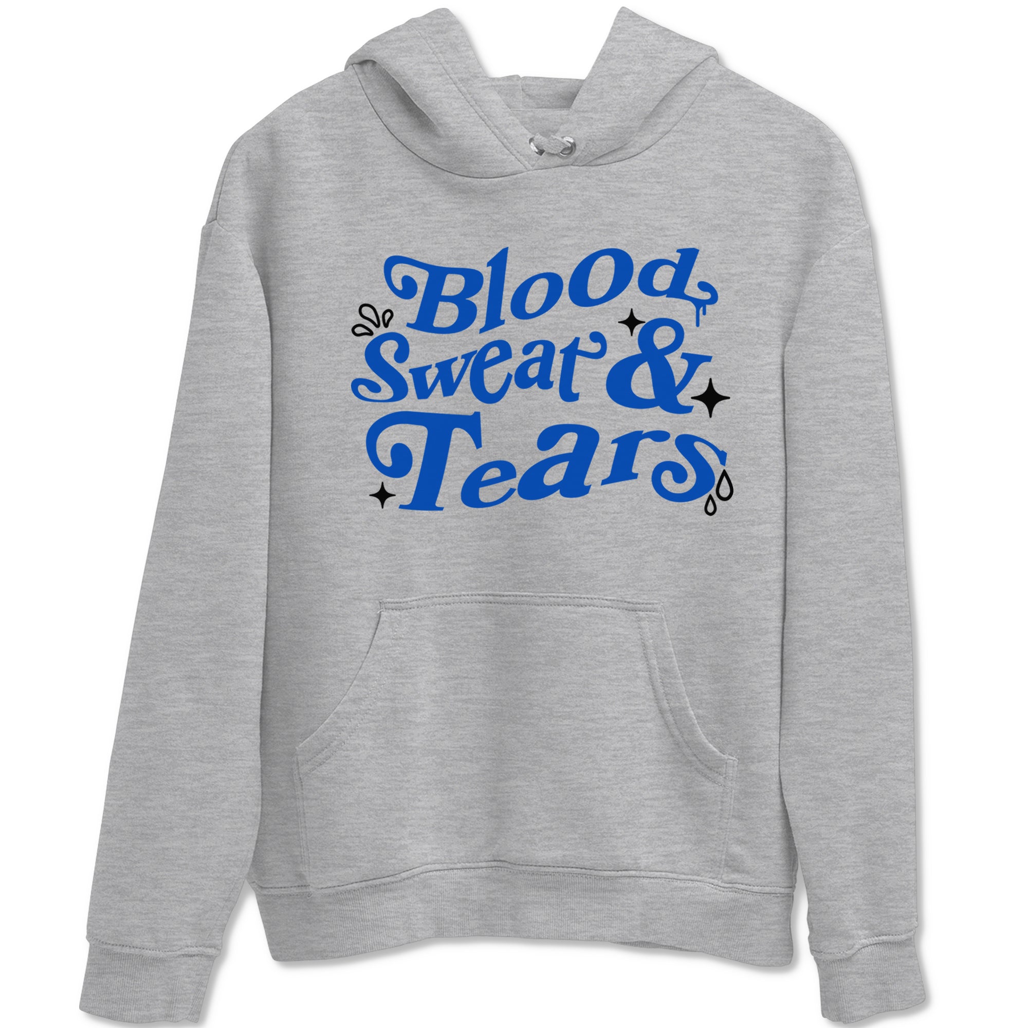 Blood Sweat Tears snkmatch Tees - Air Jordan 1 Game Royal