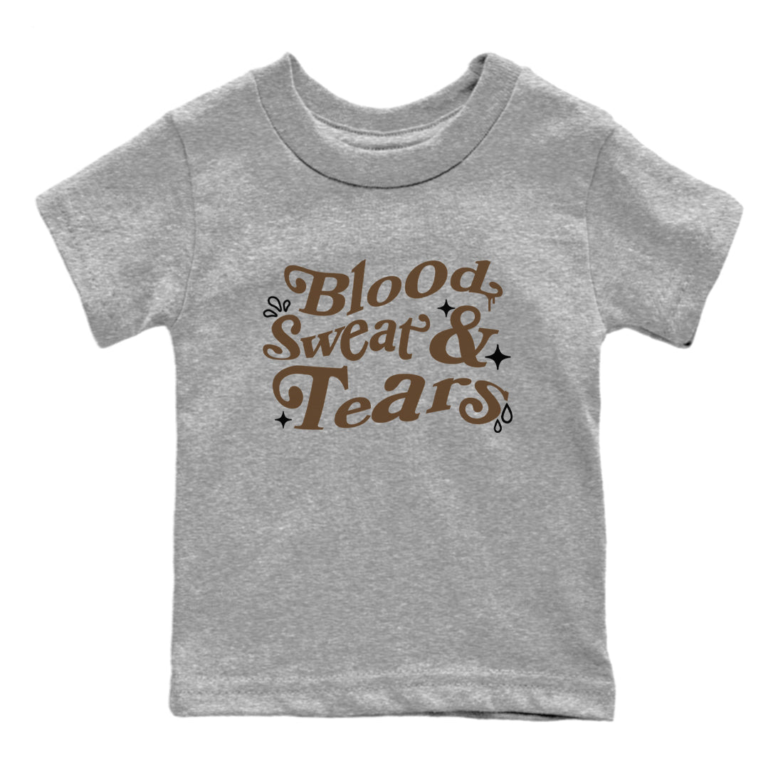 Blood Sweat Tears snkmatch Tees Kids - Air Jordan 1 Mocha