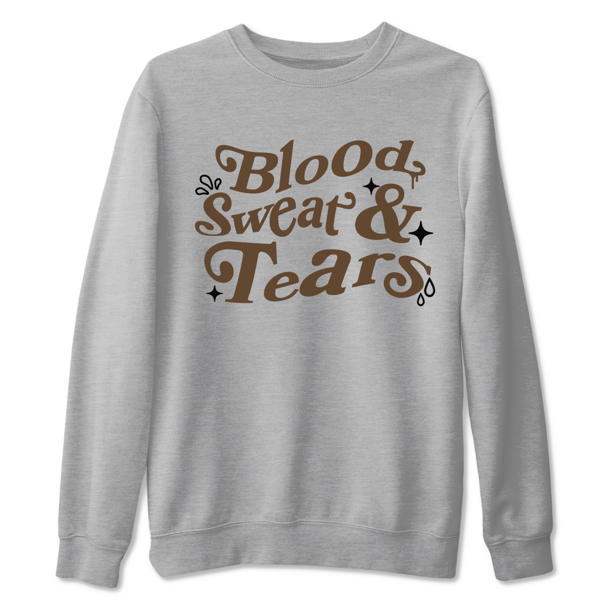 Blood Sweat Tears snkmatch Tees - Air Jordan 1 Mocha