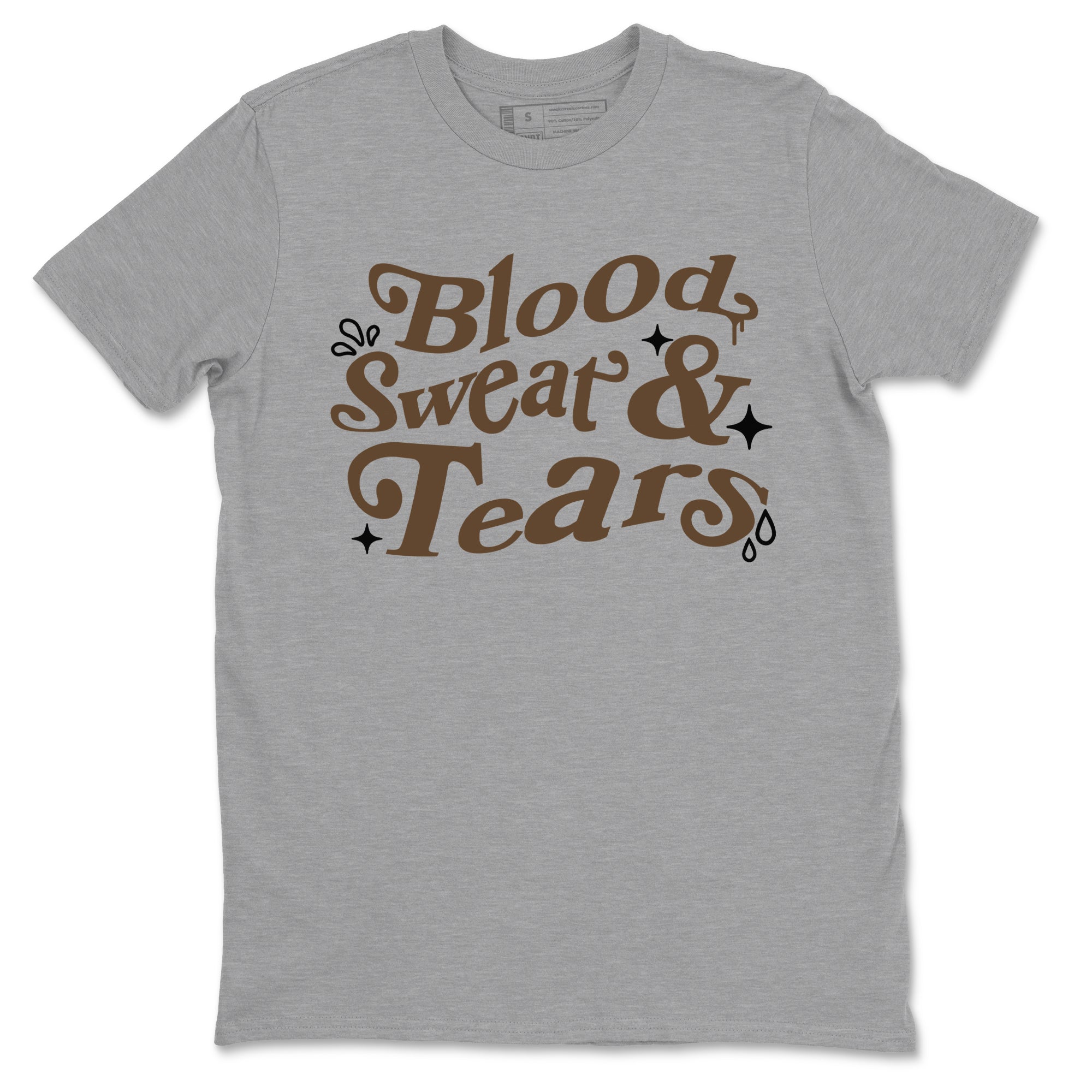 Blood Sweat Tears snkmatch Tees - Air Jordan 1 Mocha