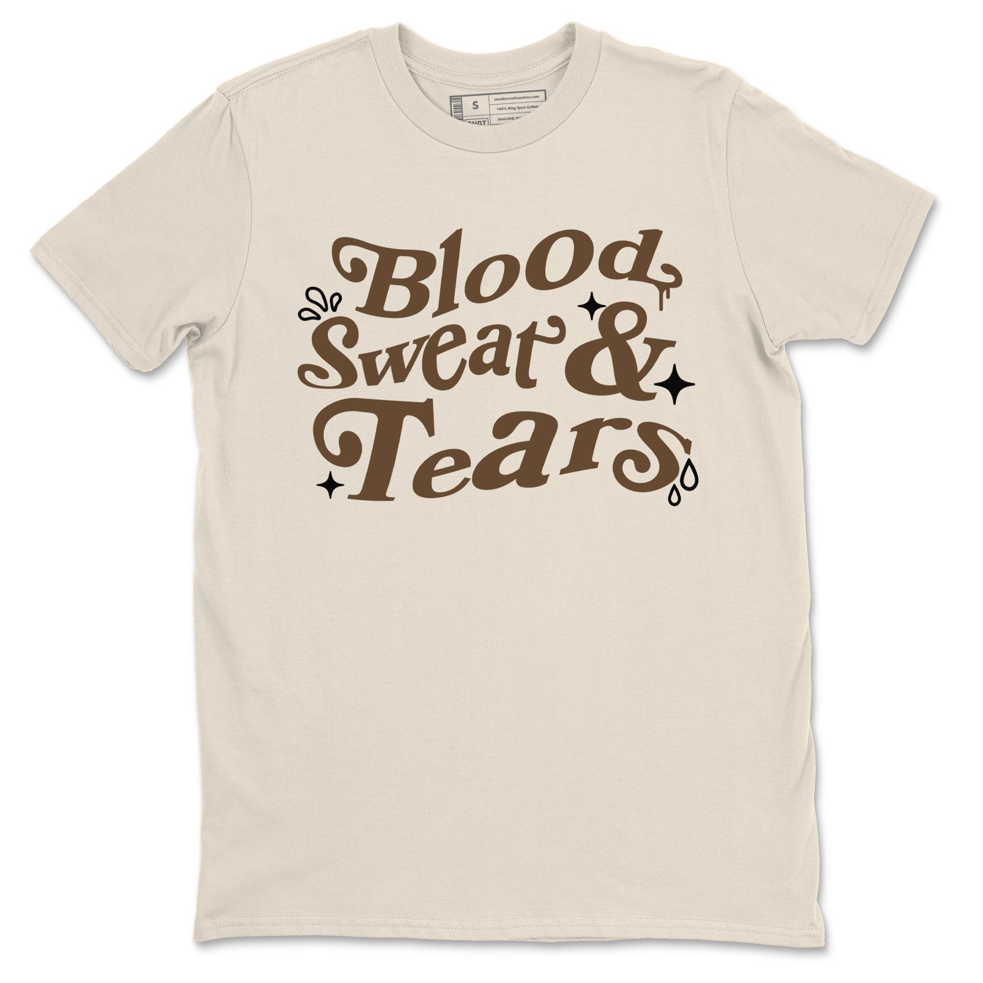 Blood Sweat Tears snkmatch Tees - Air Jordan 1 Mocha