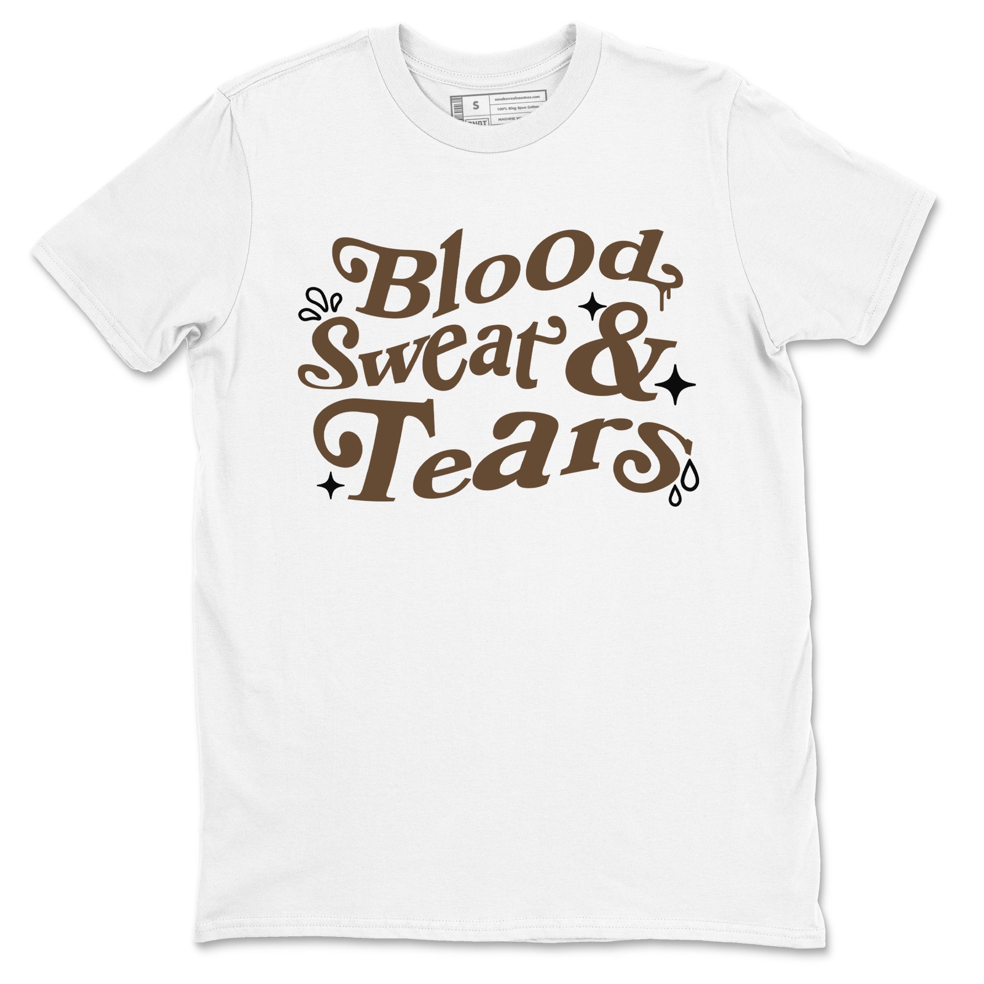 Blood Sweat Tears snkmatch Tees - Air Jordan 1 Mocha