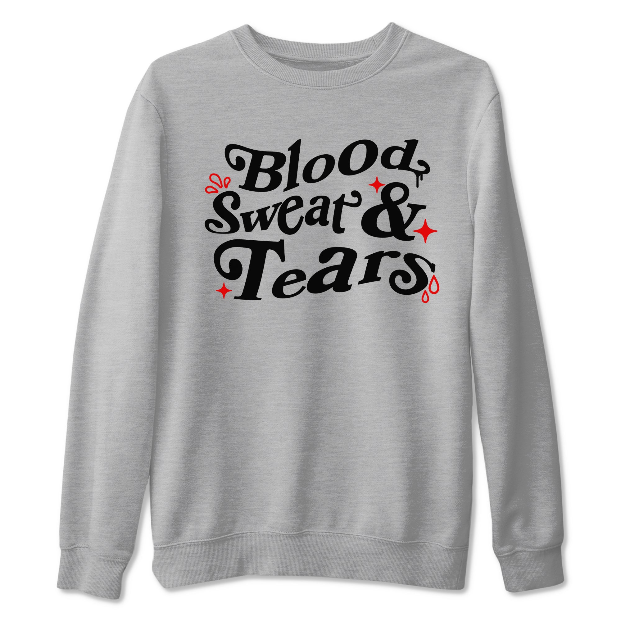 Blood Sweat Tears snkmatch Tees - Air Jordan 3 Black Cement