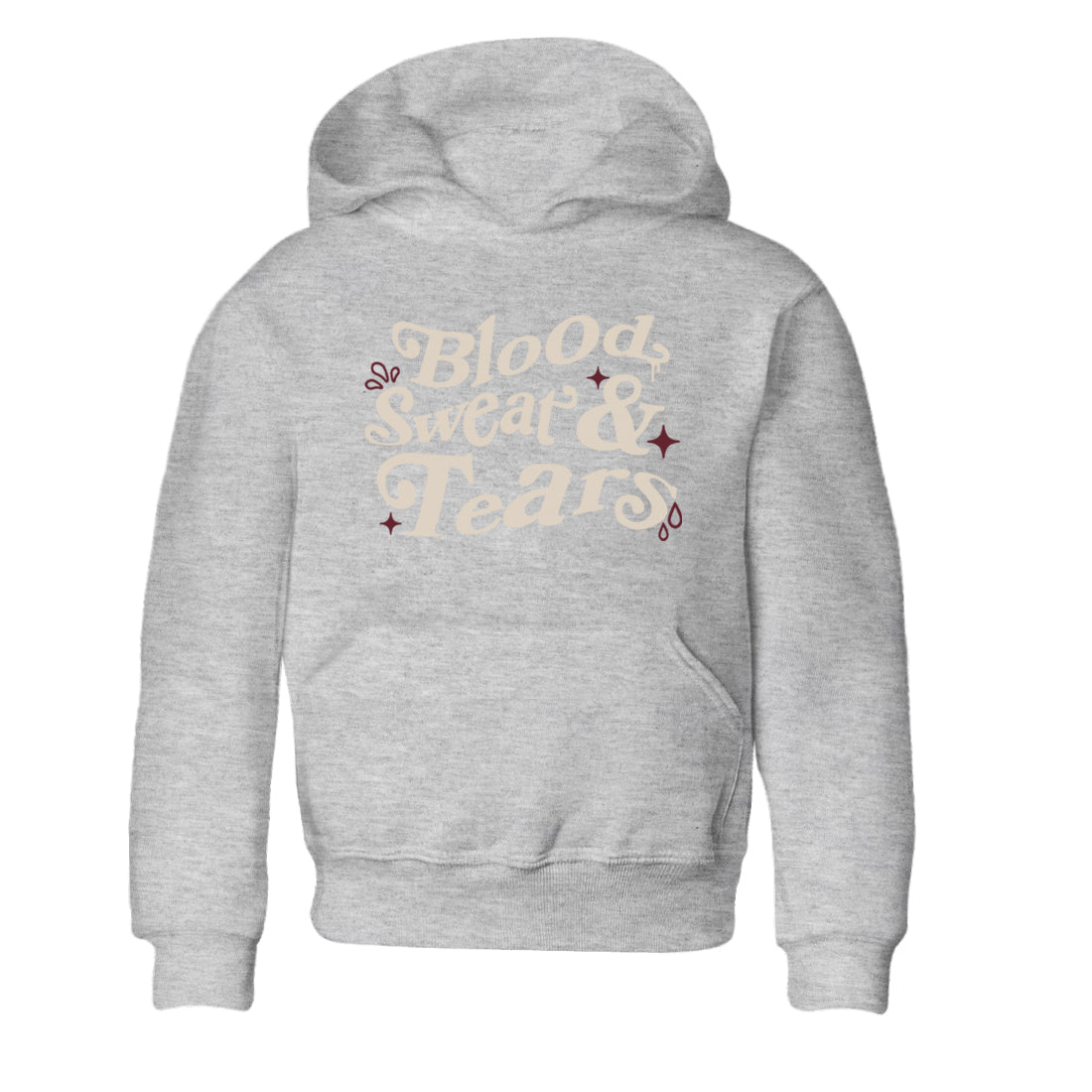 Blood Sweat Tears snkmatch Tees Kids - Air Jordan 4 A Ma Maniere x Fossil Stone
