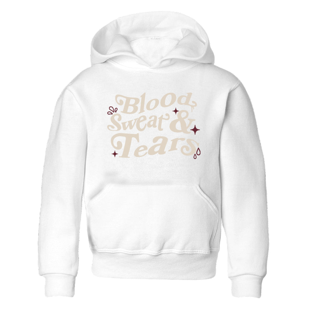 Blood Sweat Tears snkmatch Tees Kids - Air Jordan 4 A Ma Maniere x Fossil Stone