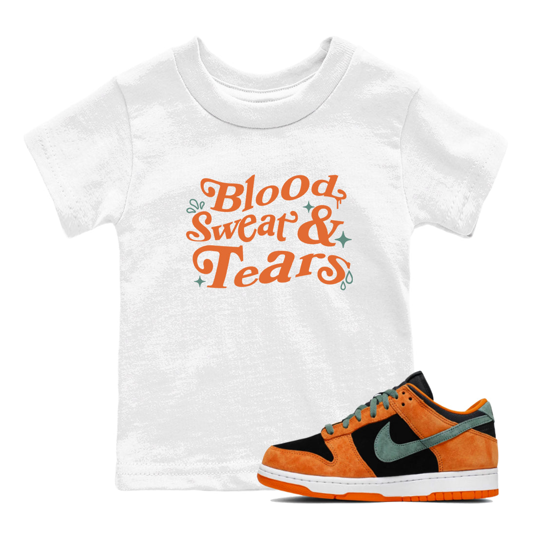 Blood Sweat Tears snkmatch Tees Kids - Dunk Ceramic