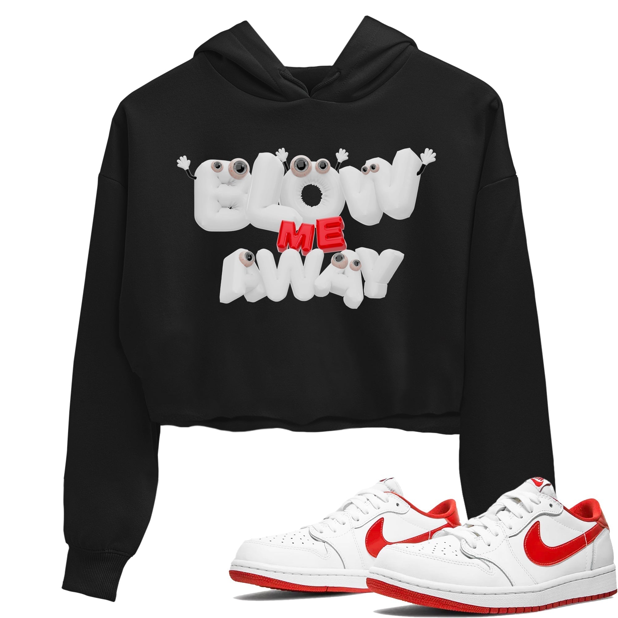 Blow Me Away snkmatch Women's Top - Air Jordan 1 University Red