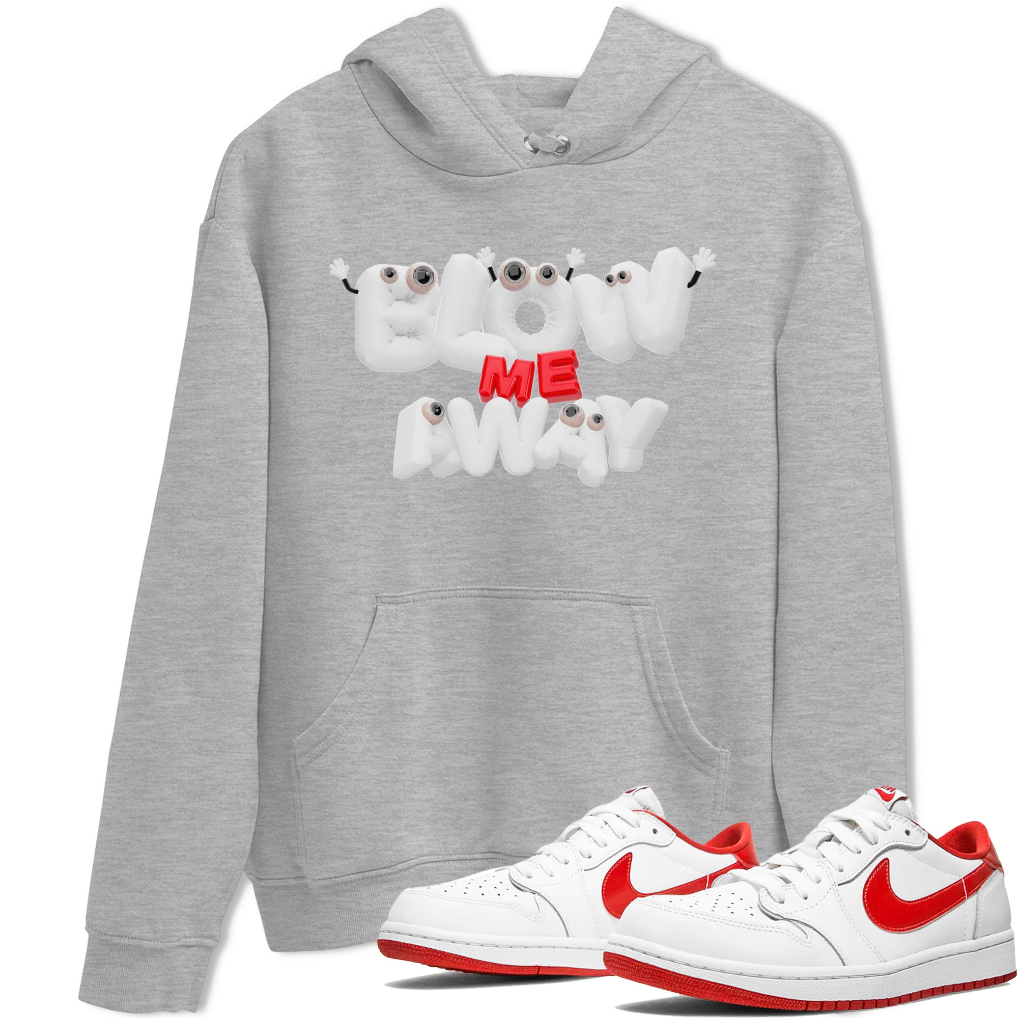 Blow Me Away snkmatch Tee - Air Jordan 1 University Red