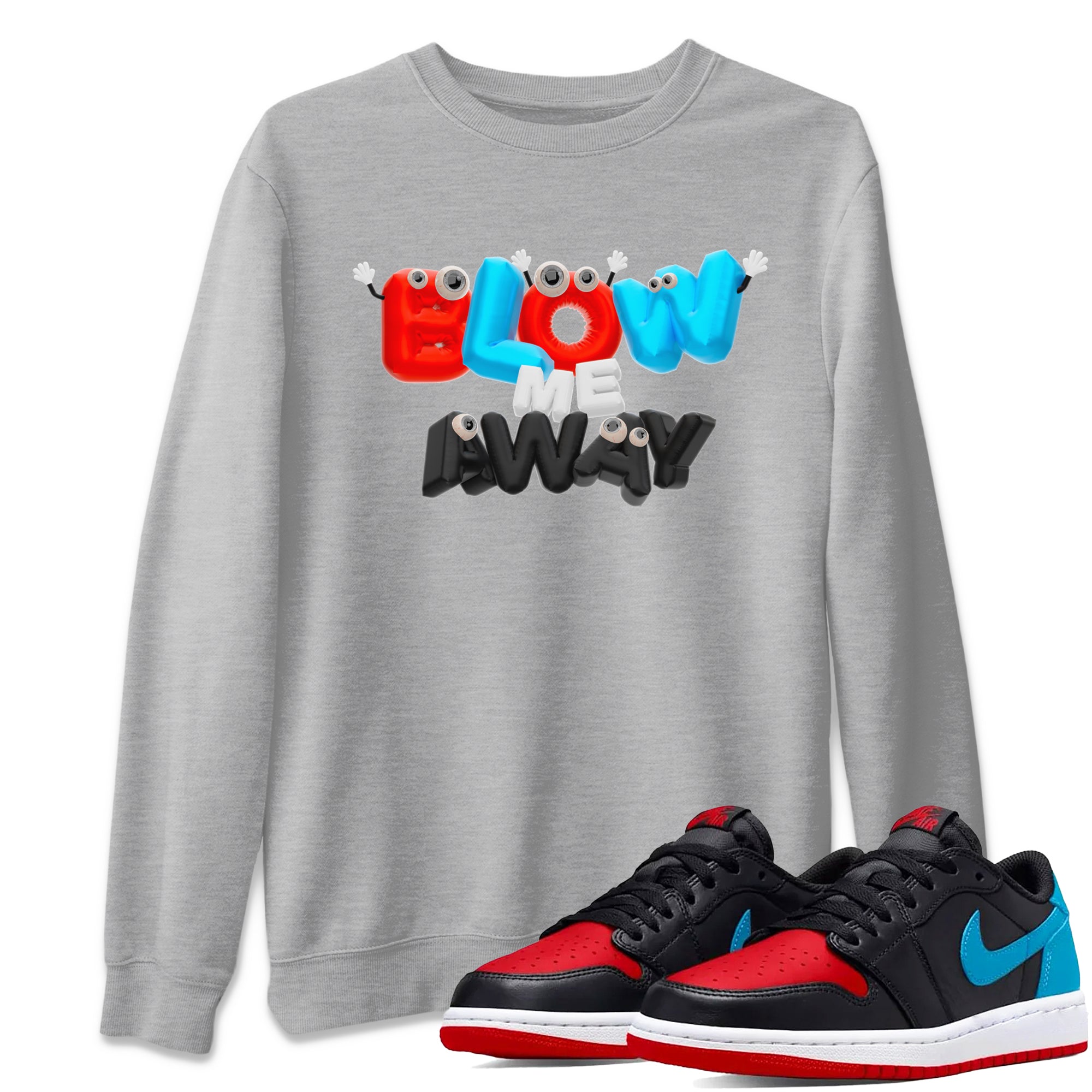 Blow Me Away snkmatch Tee - Air Jordan 1 UNC to Chicago