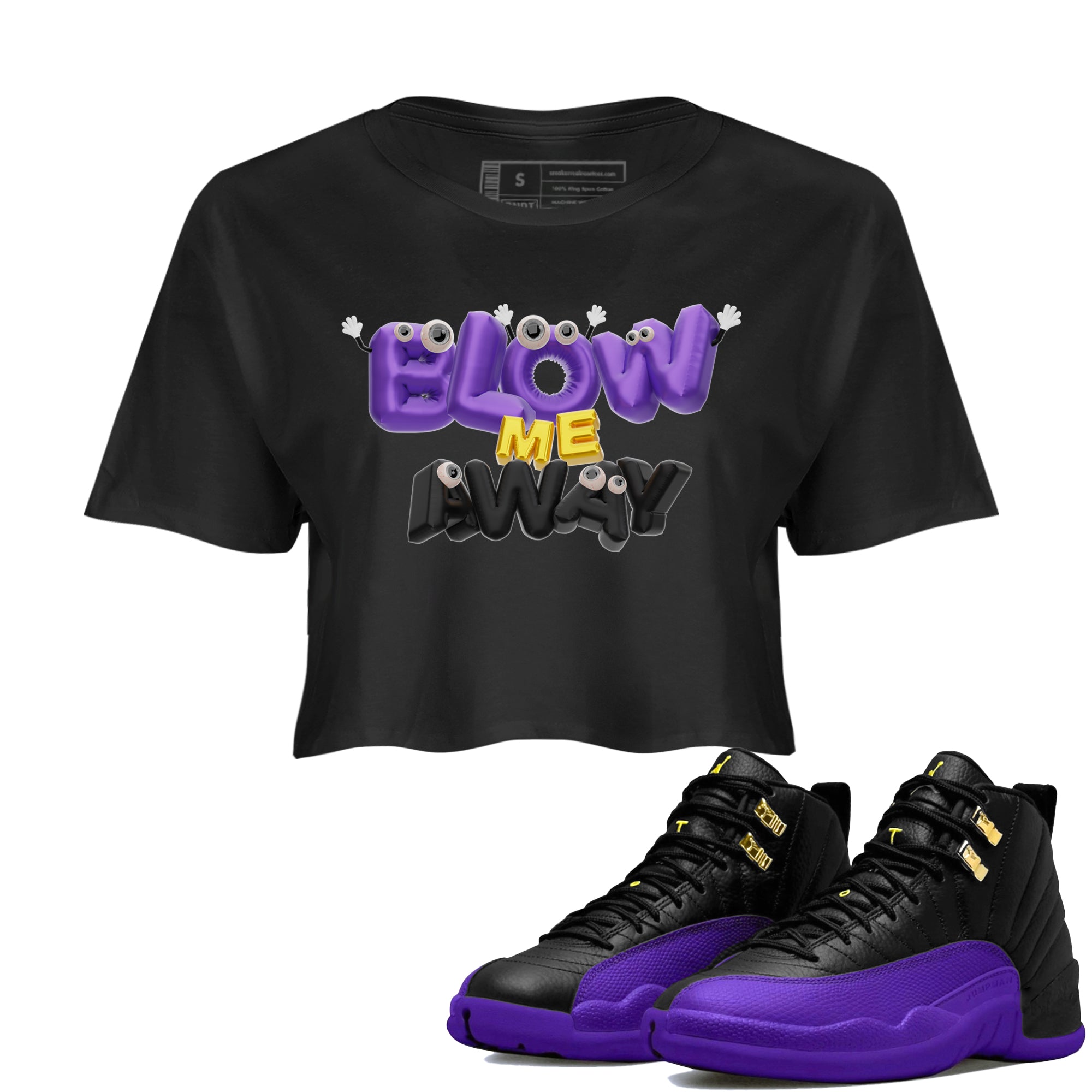 Blow Me Away snkmatch Women's Top - Air Jordan 12 Field Purple