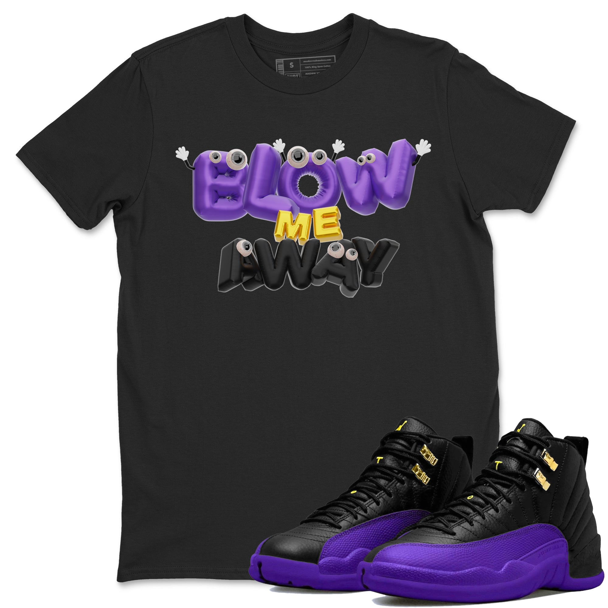 Blow Me Away snkmatch Tee - Air Jordan 12 Field Purple