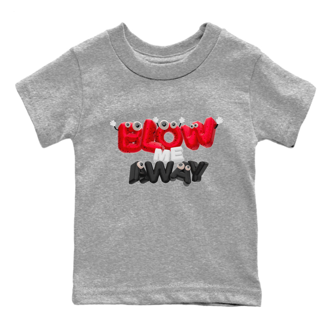 Blow Me Away snkmatch Tee Kids - Air Jordan 4 Red Cement
