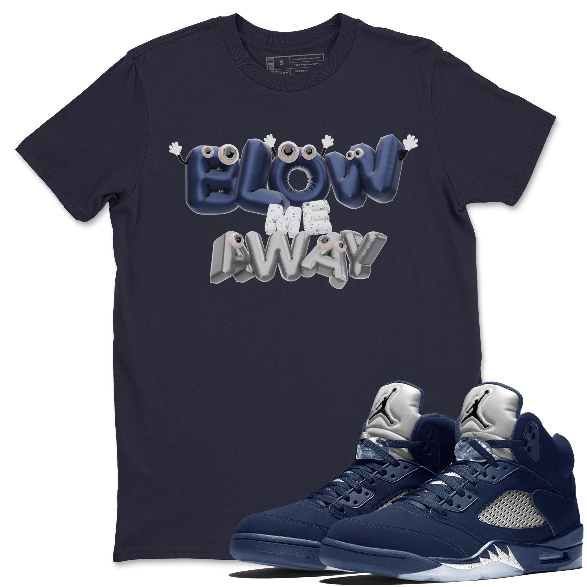 Blow Me Away snkmatch Tee - Air Jordan 5 Georgetown