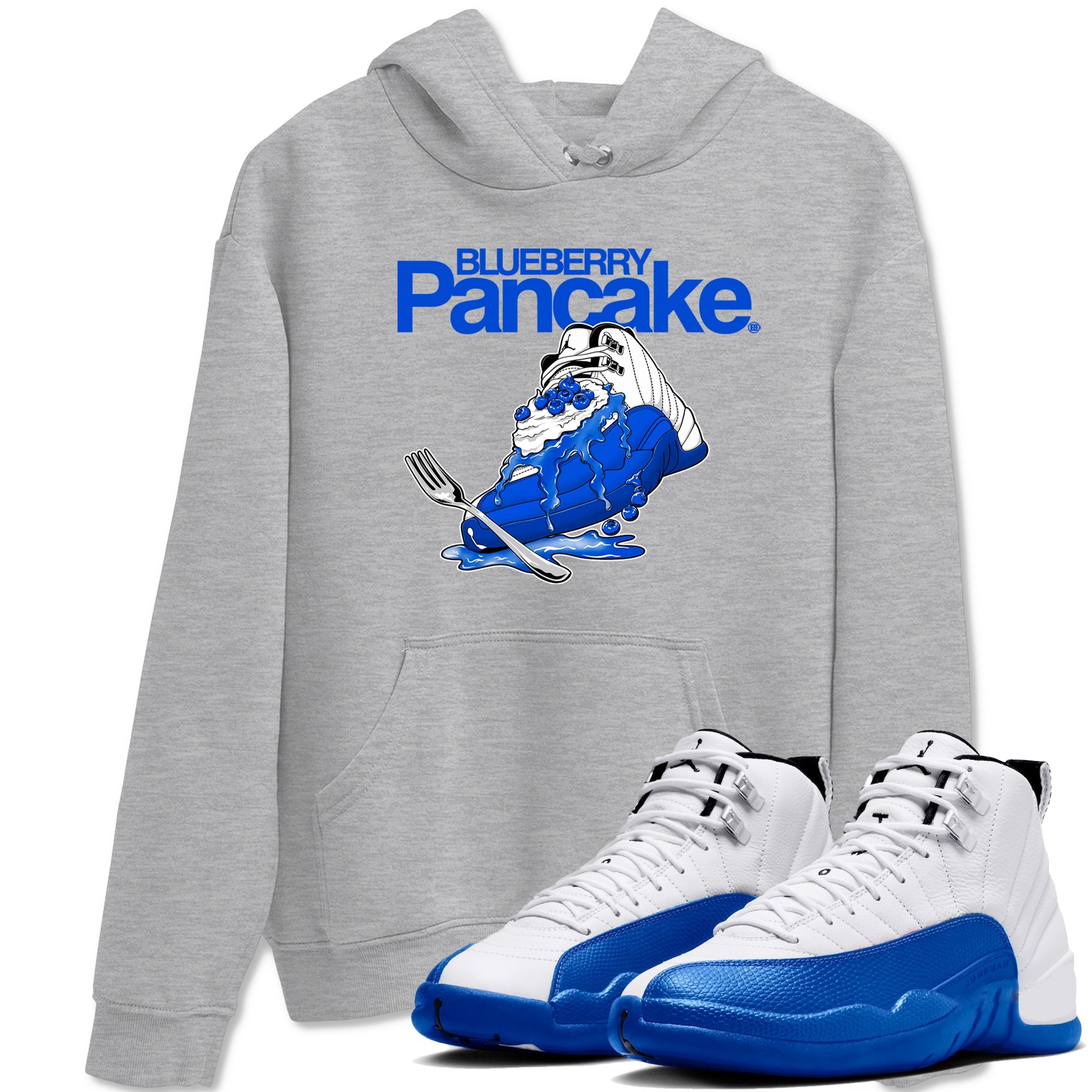 Blueberry Pancake snkmatch Tees - Air Jordan 12 Blueberry