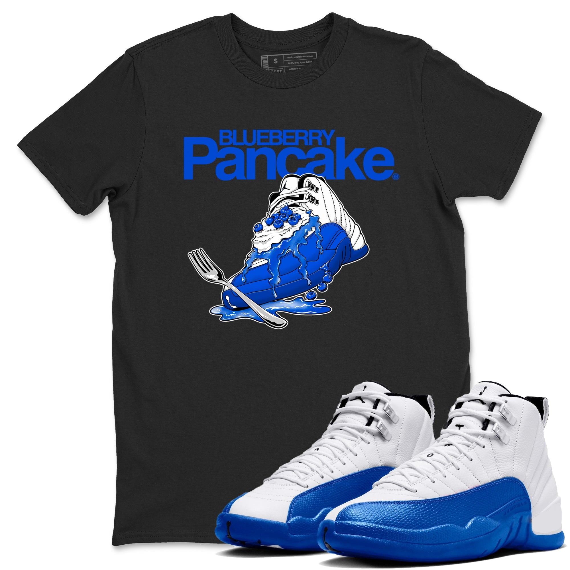 Blueberry Pancake snkmatch Tees - Air Jordan 12 Blueberry