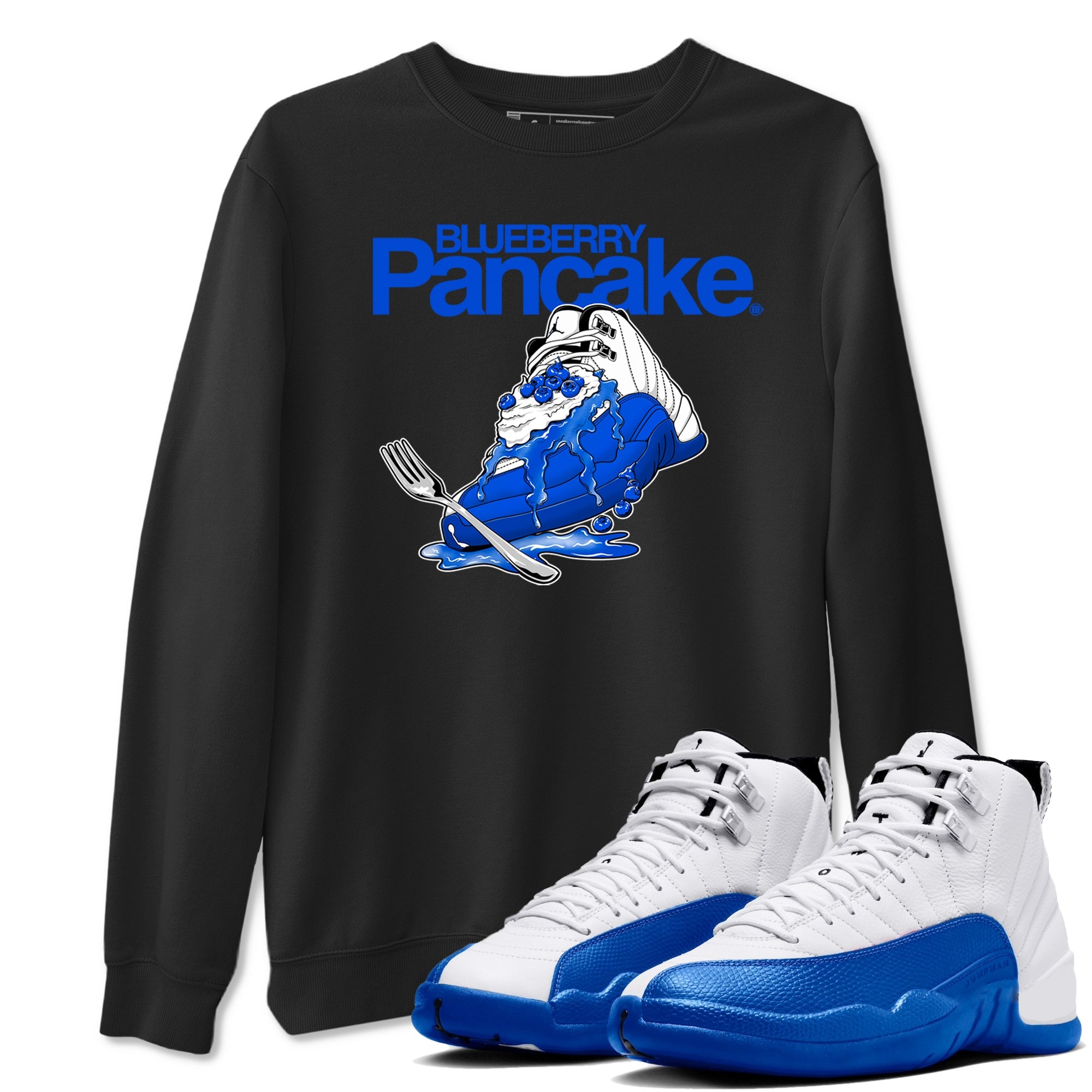 Blueberry Pancake snkmatch Tees - Air Jordan 12 Blueberry