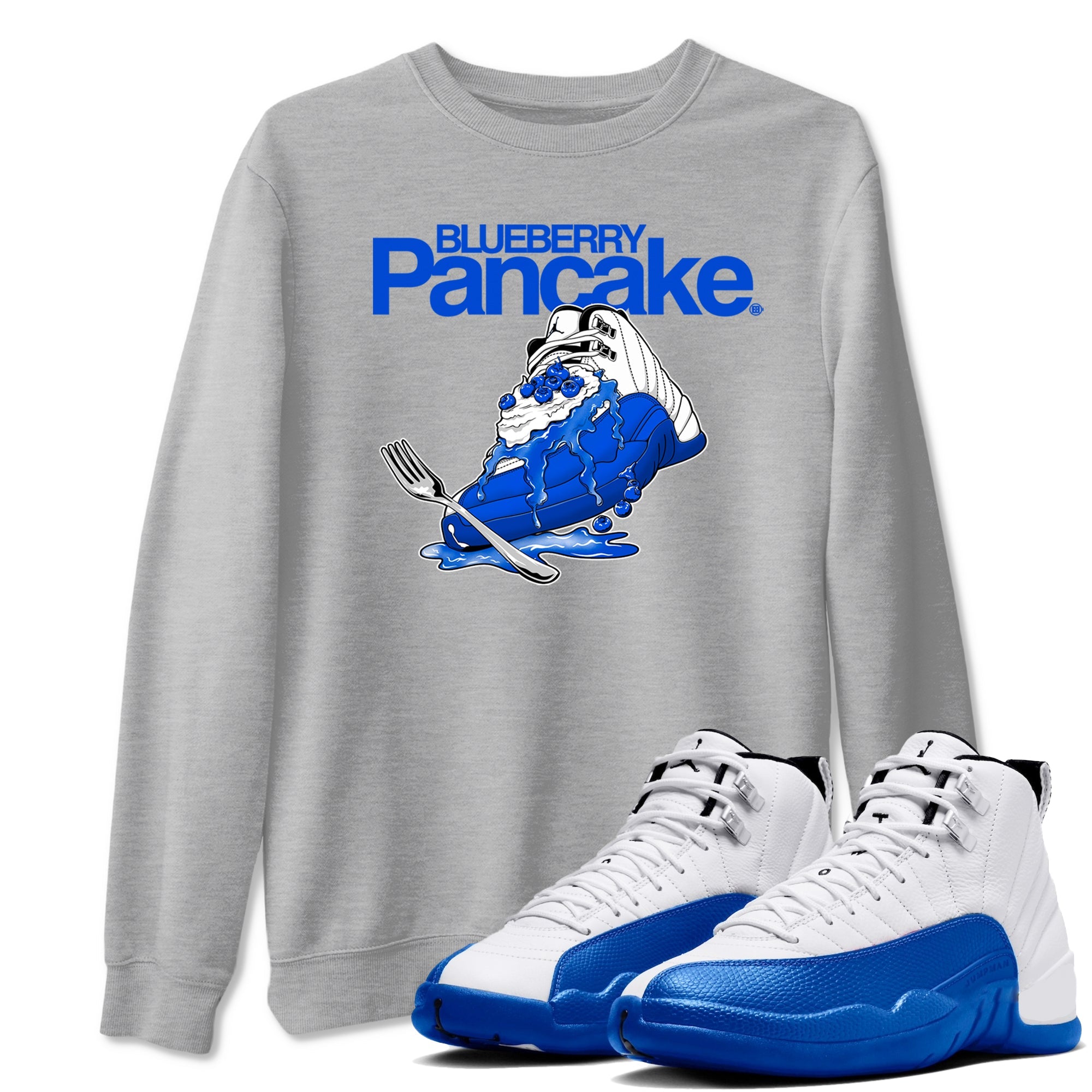 Blueberry Pancake snkmatch Tees - Air Jordan 12 Blueberry