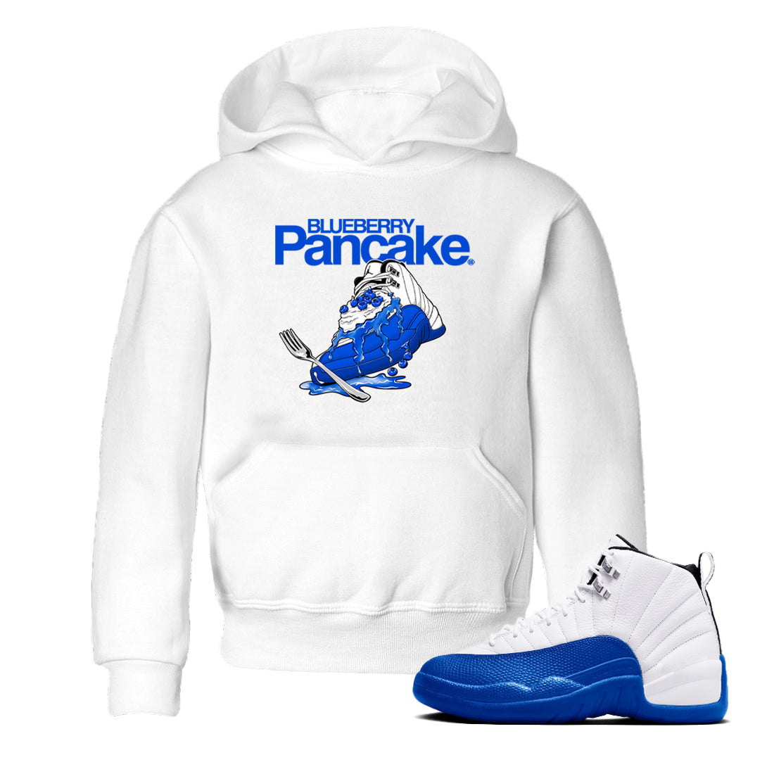 Blueberry Pancake snkmatch Tees Kids - Air Jordan 12 Blueberry