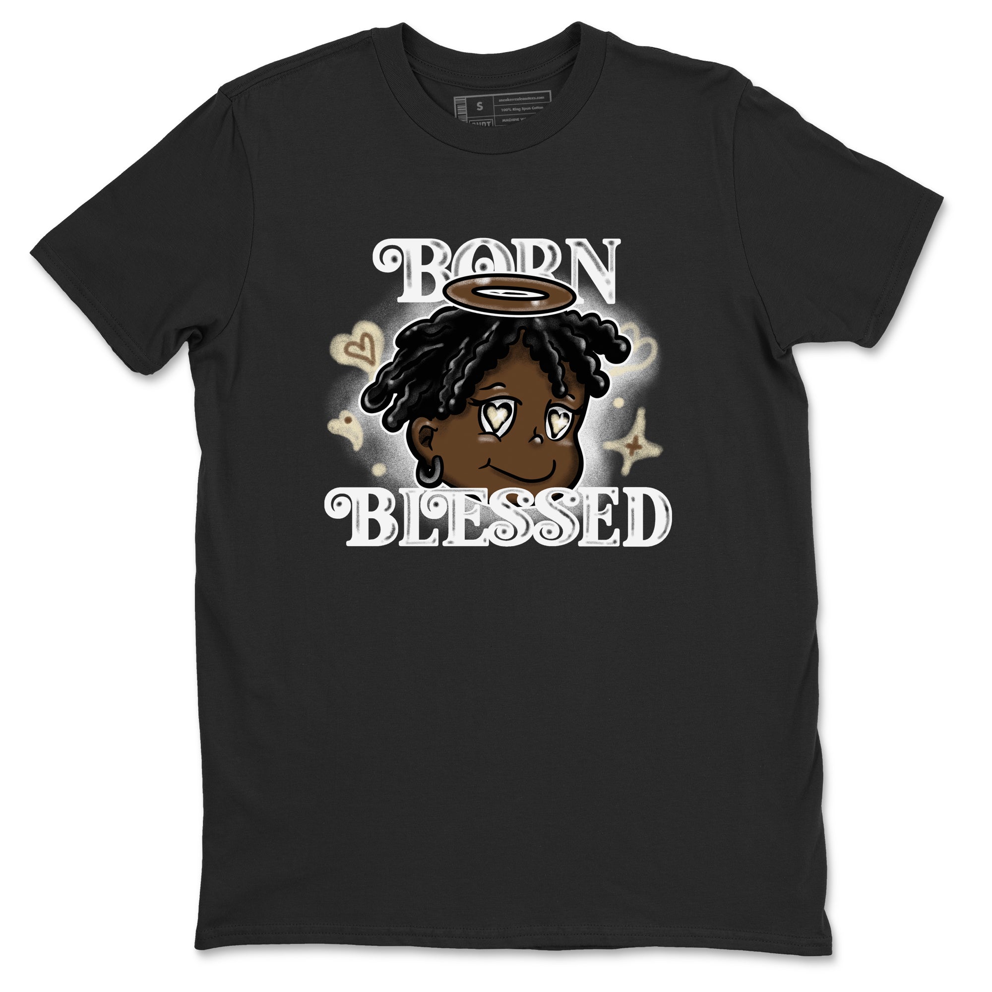 Born Blessed snkmatch Tees - Air Jordan 1 Mocha