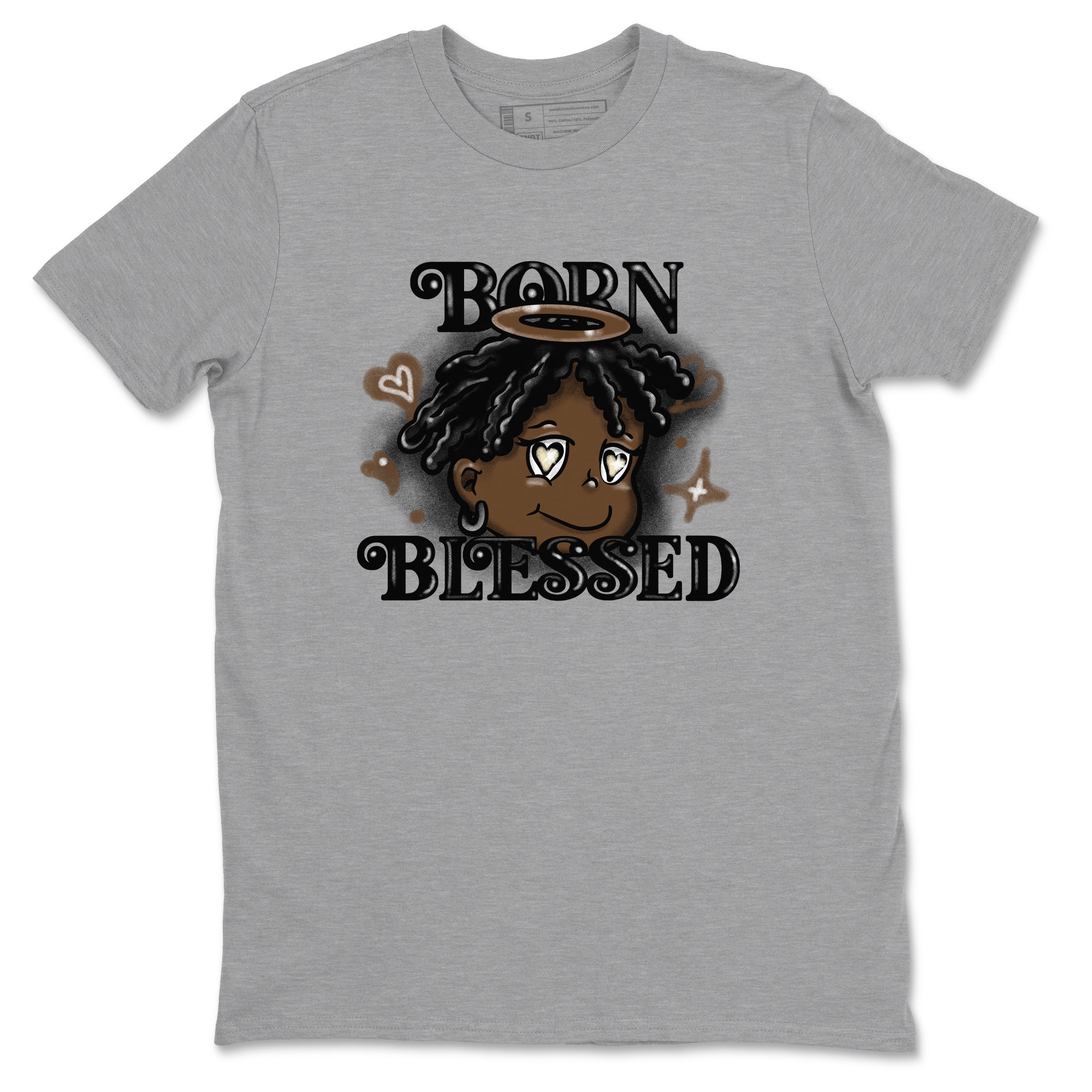 Born Blessed snkmatch Tees - Air Jordan 1 Mocha