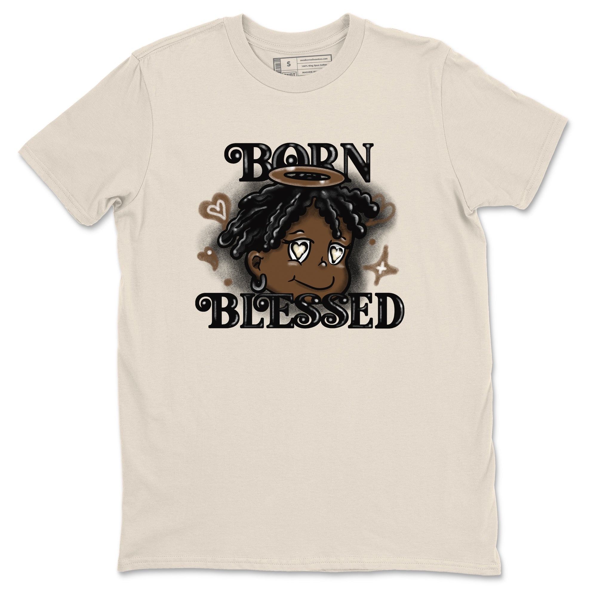 Born Blessed snkmatch Tees - Air Jordan 1 Mocha