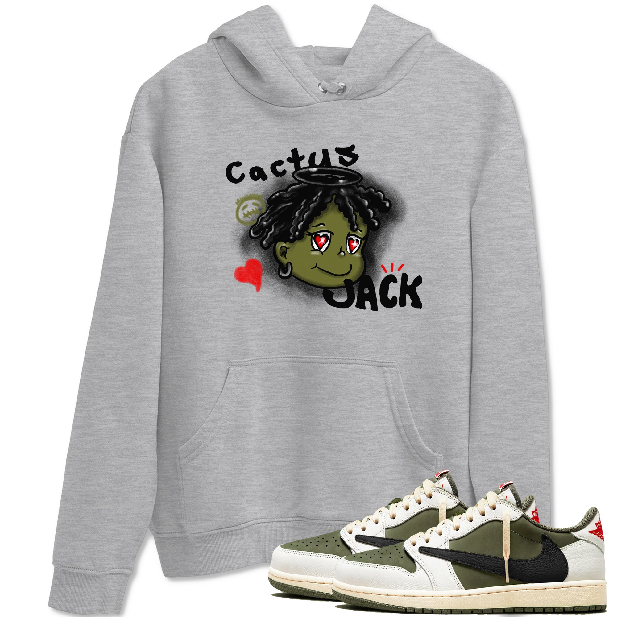 Born Blessed snkmatch Tees - Air Jordan 1 Travis Scott Medium Olive