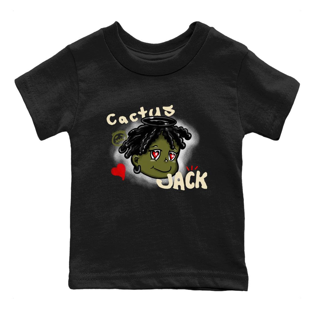 Born Blessed snkmatch Tees Kids - Air Jordan 1 Travis Scott Medium Olive