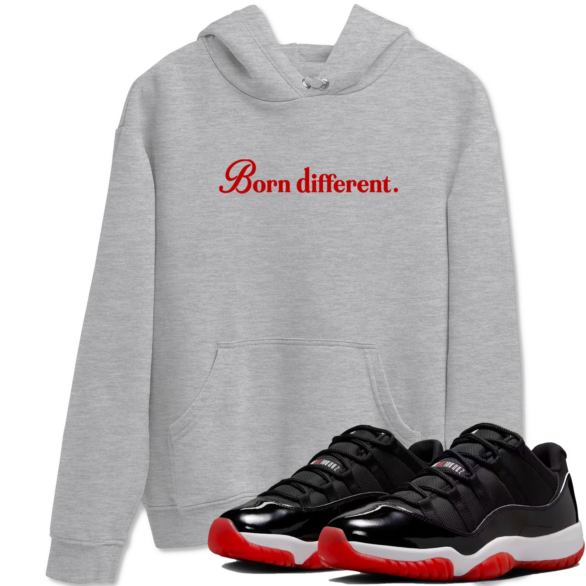Born Different snkmatch Tees - Air Jordan 11 Bred