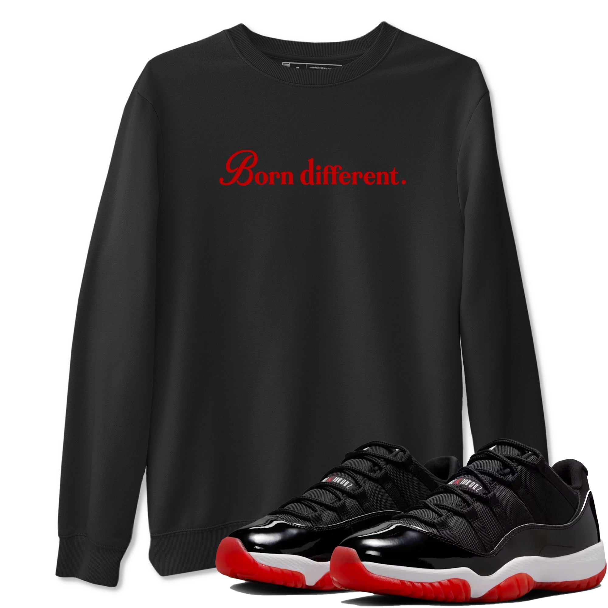 Born Different snkmatch Tees - Air Jordan 11 Bred