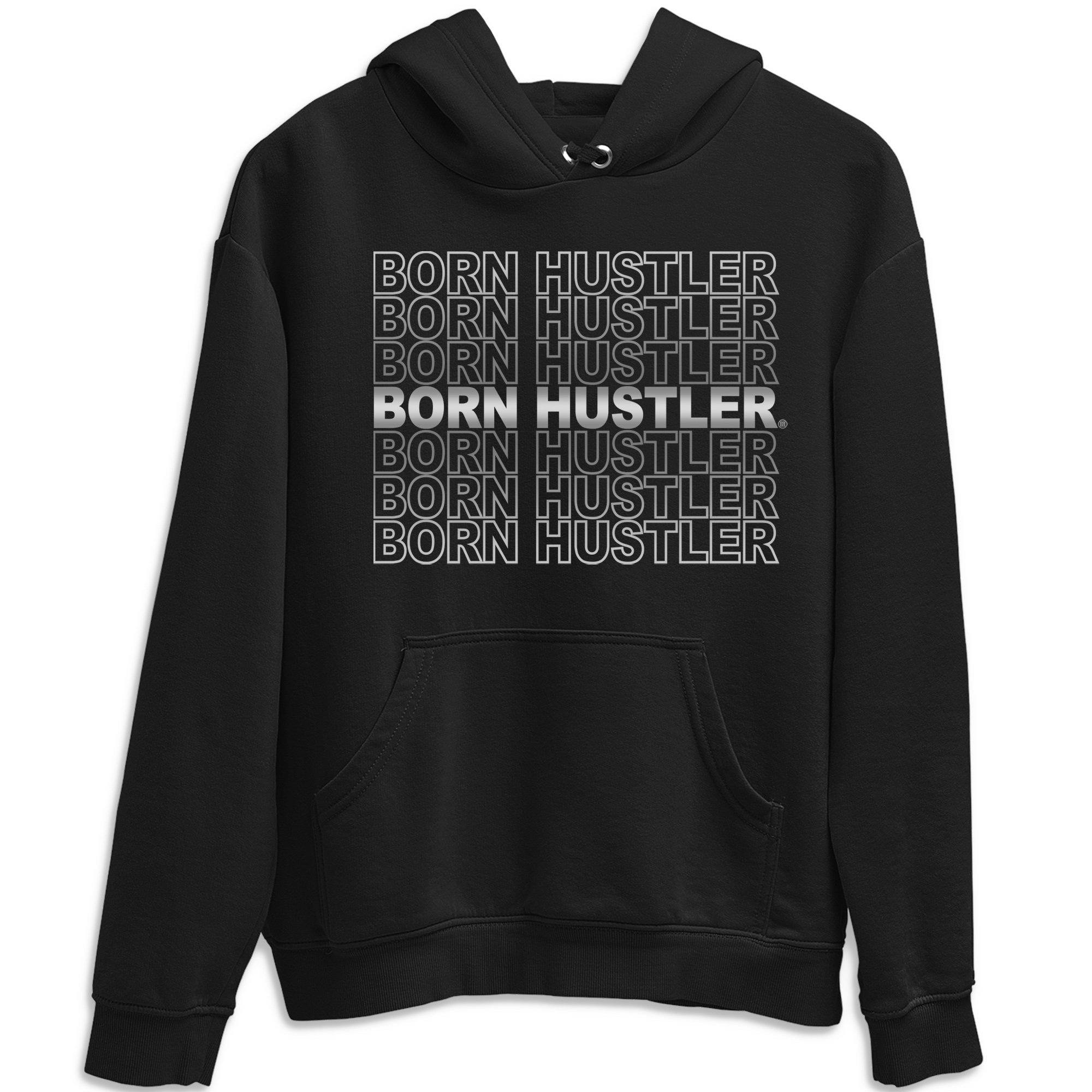 Born Hustler Unisex Tops - Air Jordan 1 Silver Toe