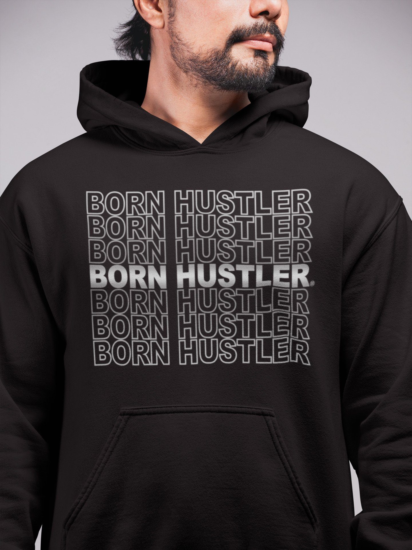 Born Hustler Unisex Tops - Air Jordan 1 Silver Toe