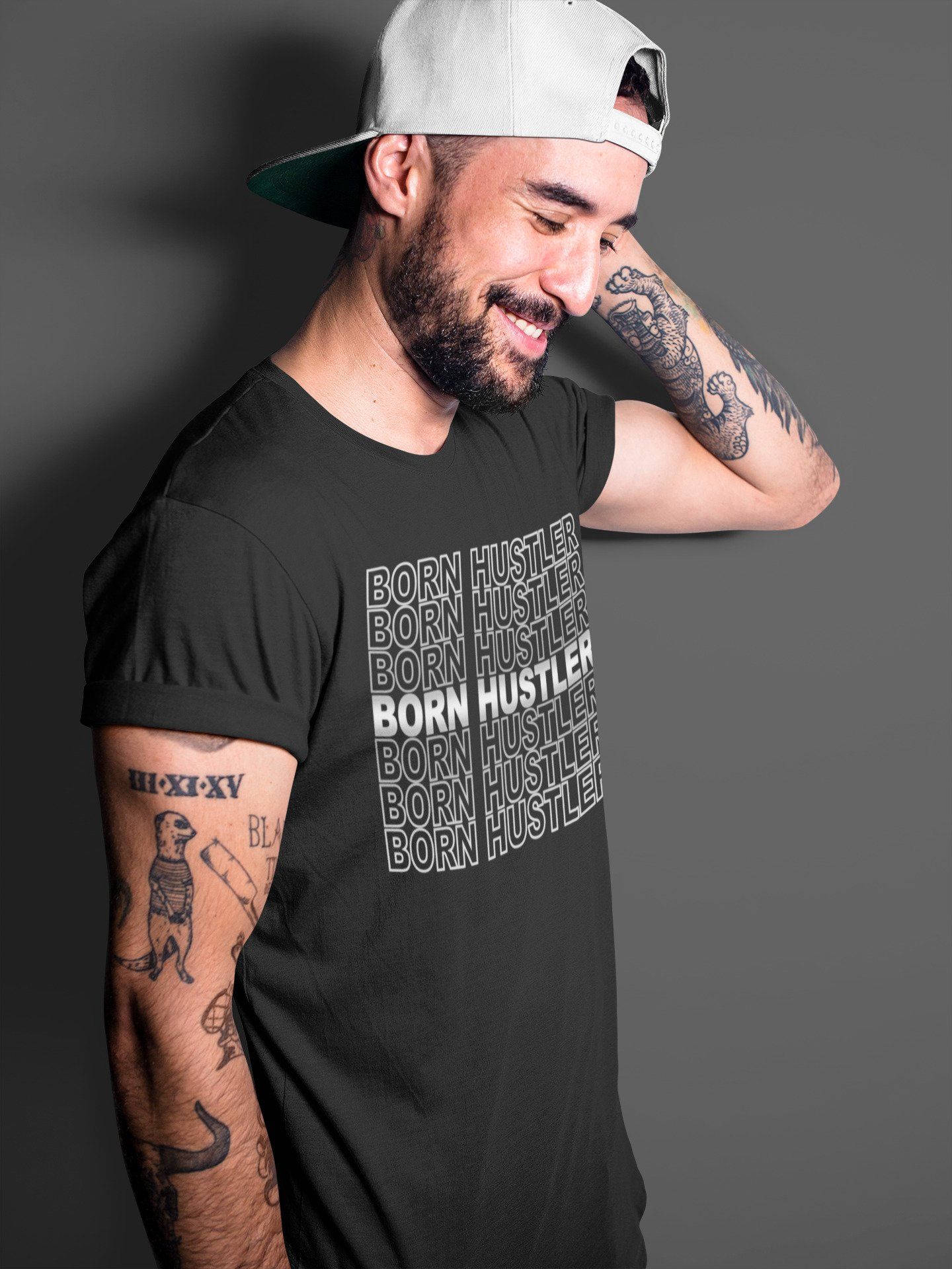 Born Hustler Unisex Tops - Air Jordan 1 Silver Toe