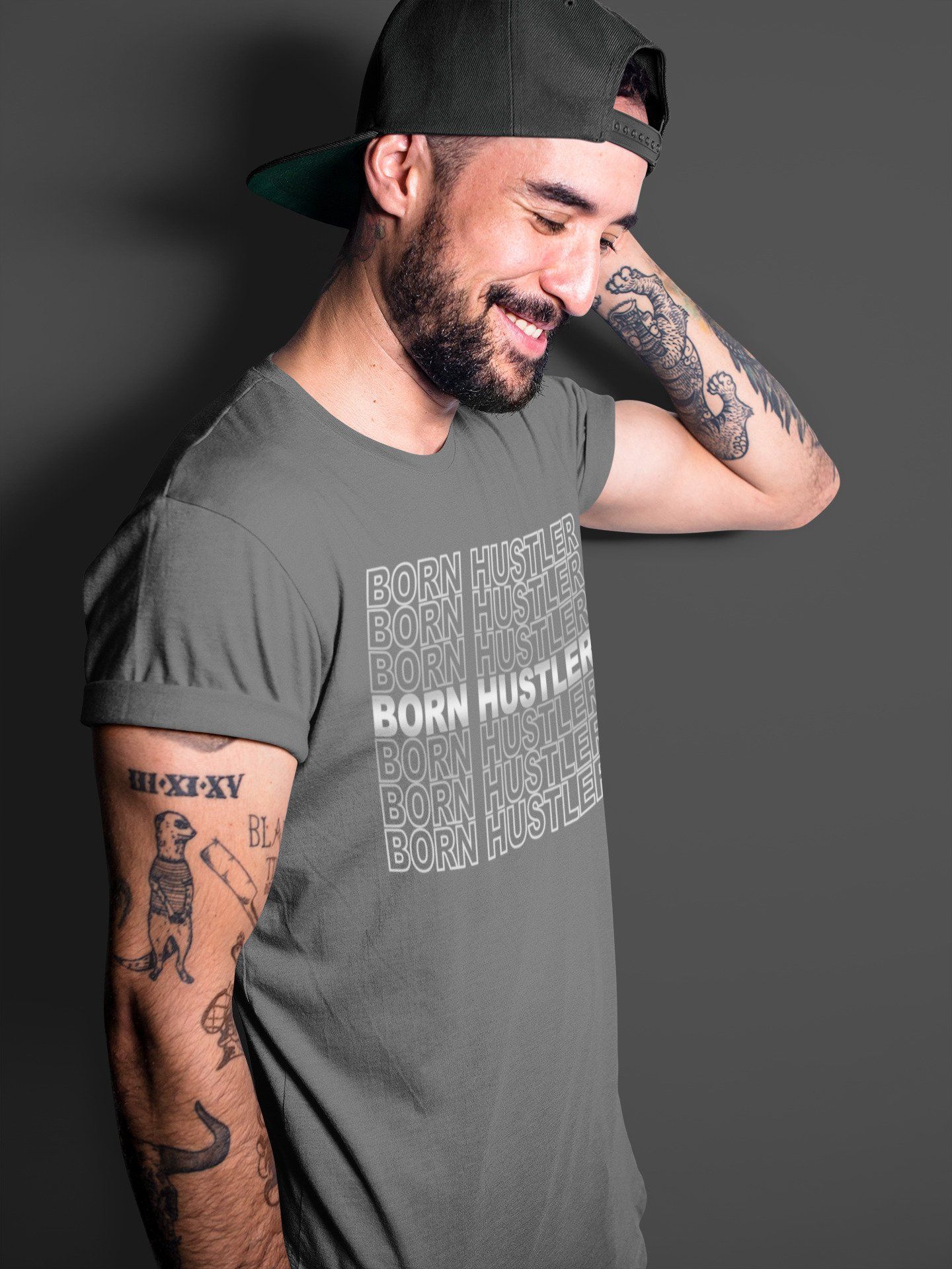 Born Hustler Unisex Tops - Air Jordan 1 Silver Toe