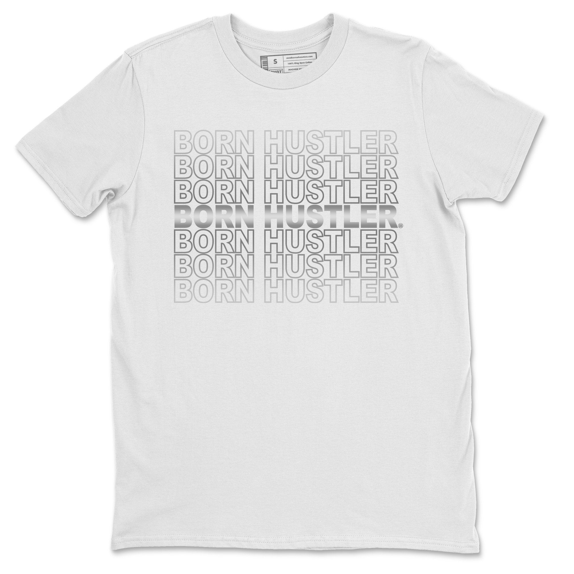 Born Hustler Unisex Tops - Air Jordan 1 Silver Toe