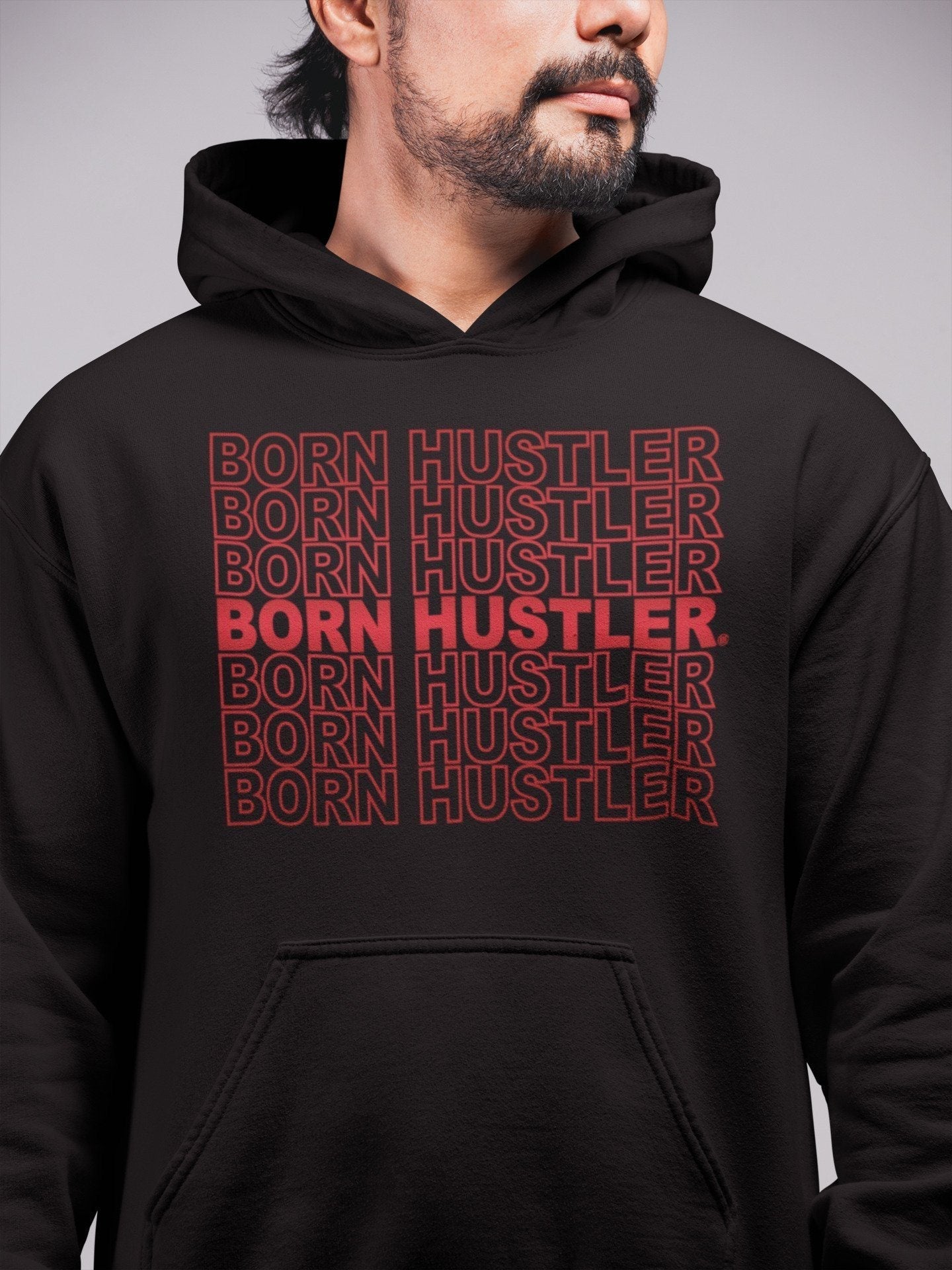 Born Hustler Unisex Tops - Air Jordan 1 Varsity Red