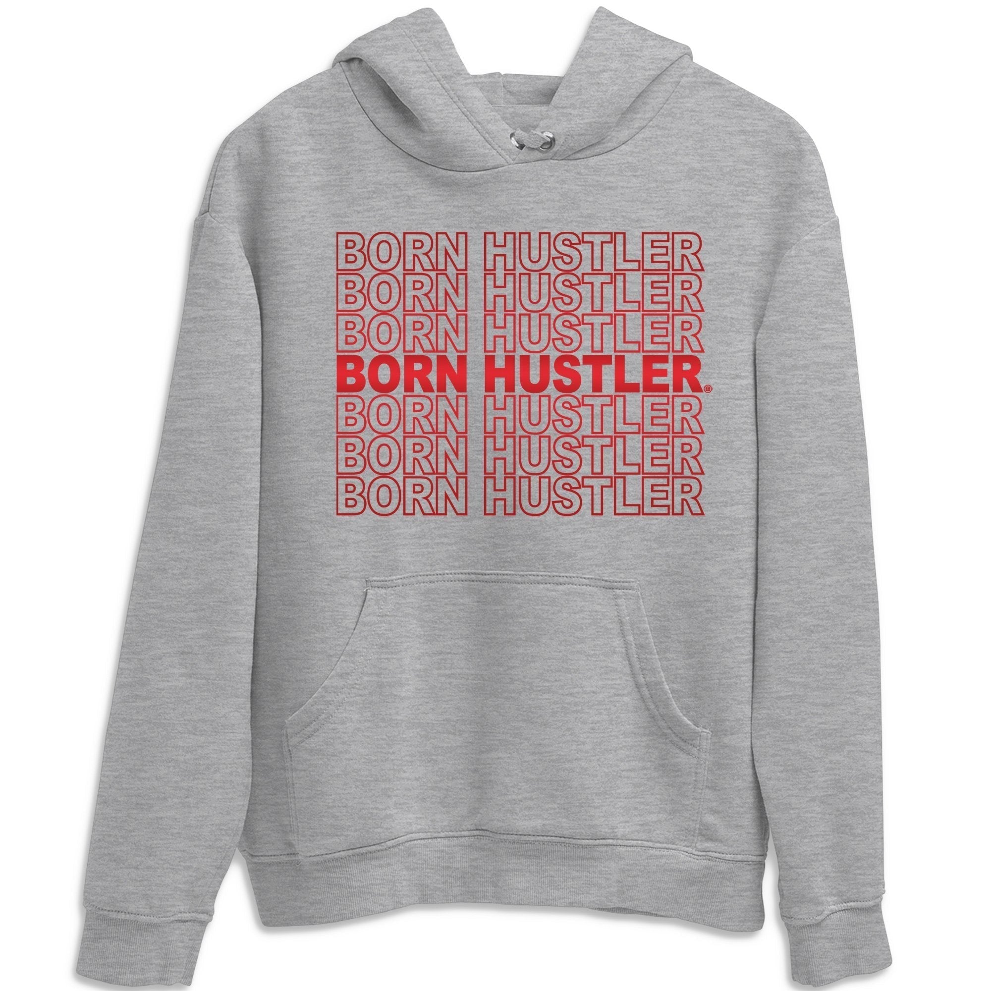 Born Hustler Unisex Tops - Air Jordan 1 Varsity Red
